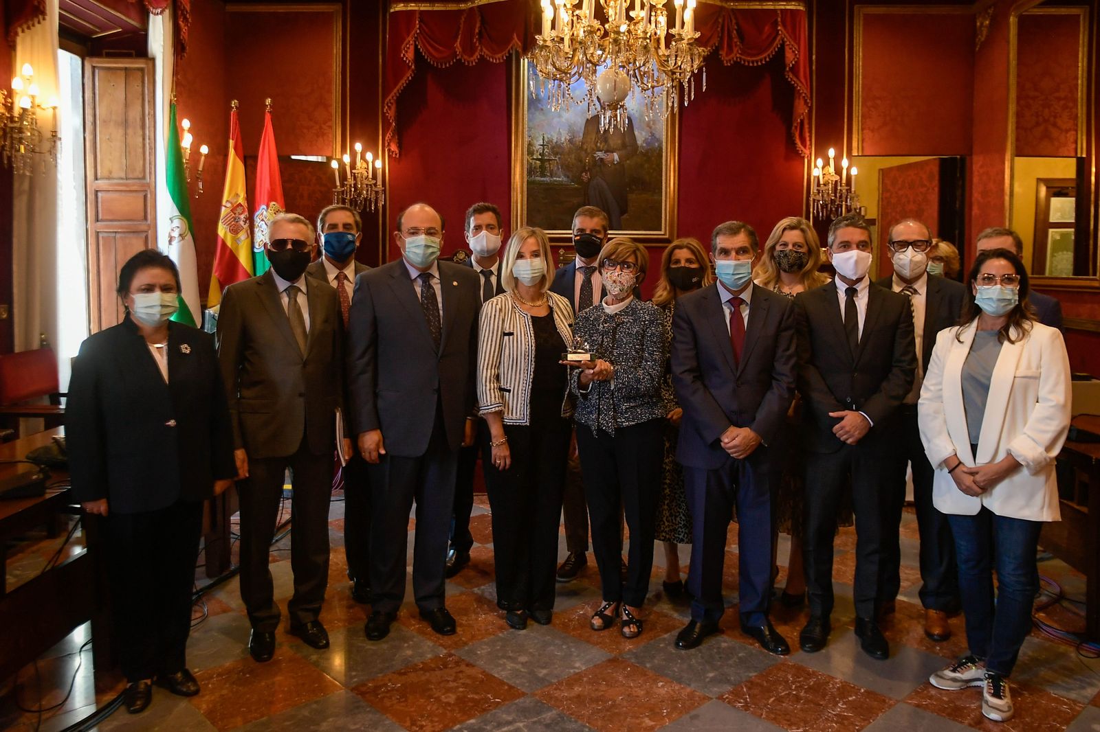 Granada rinde homenaje a Luis Portero en el aniversario de su asesinato