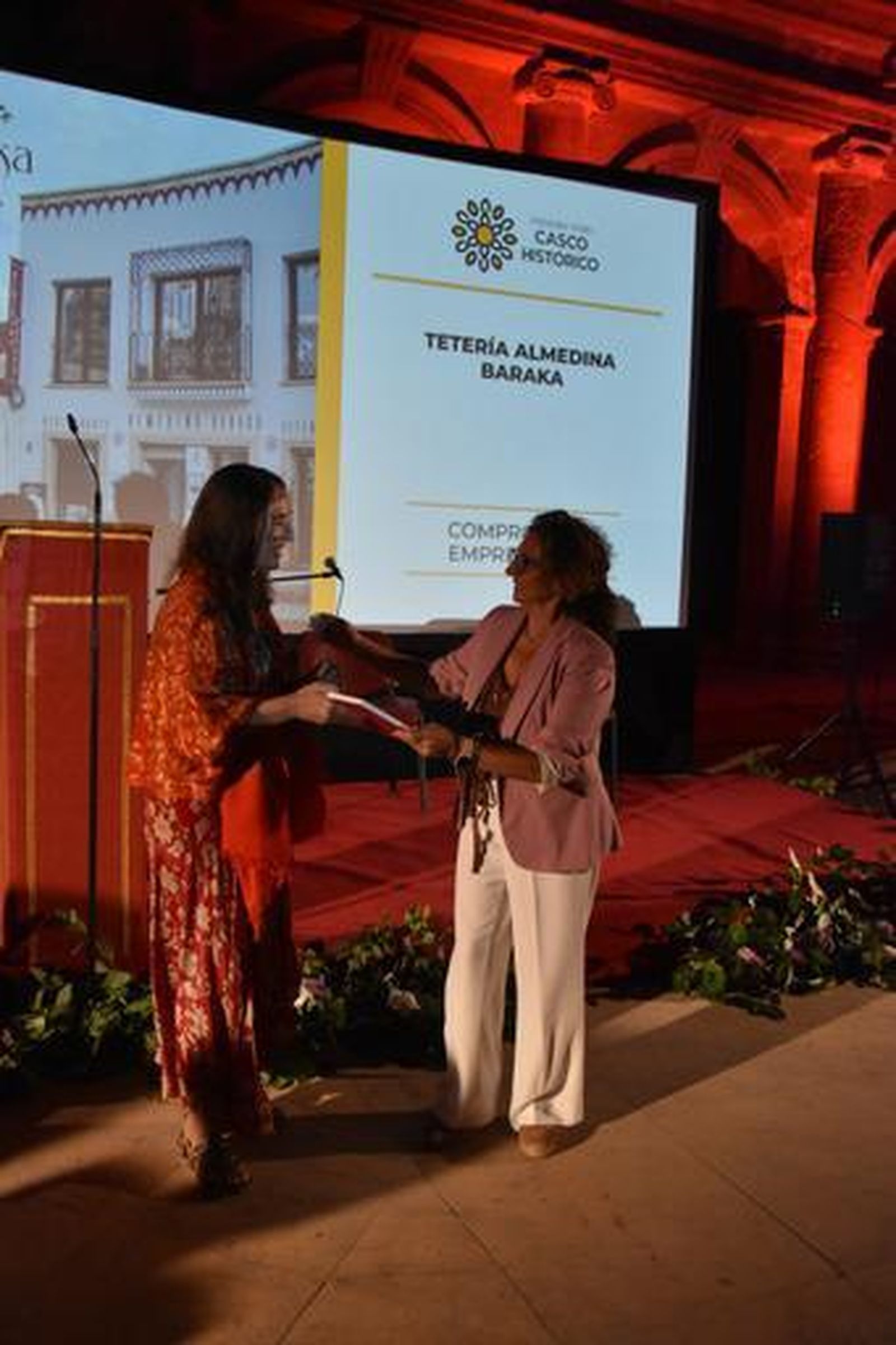 Entrega de galardones.