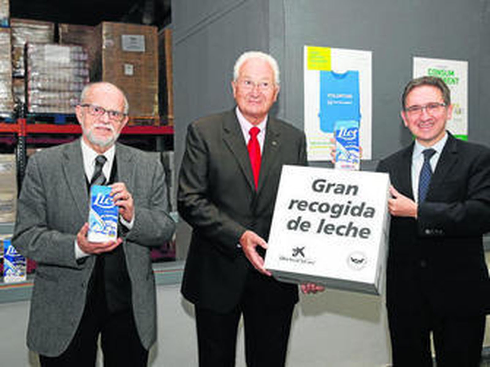 Presentación de la campaña de recogida de leche.