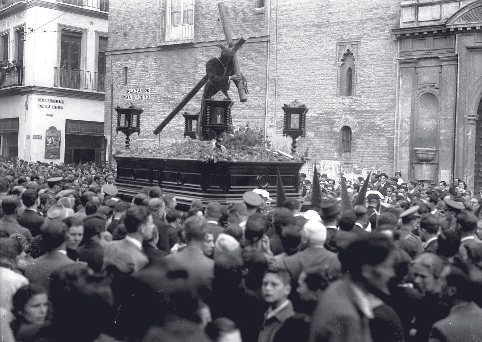 El Señor de la Salud en la Plaza de San Pedro en 1941.