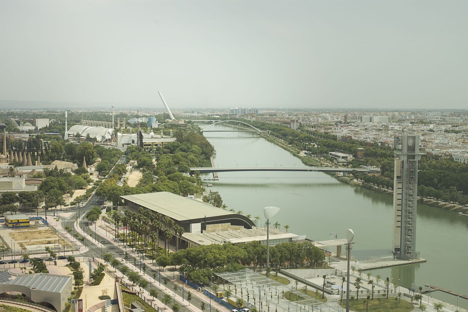 Vista panorámica de Sevilla.
