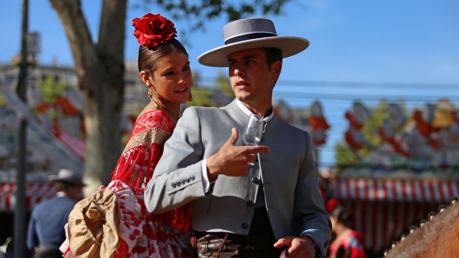 Elegancia sobre el caballo.