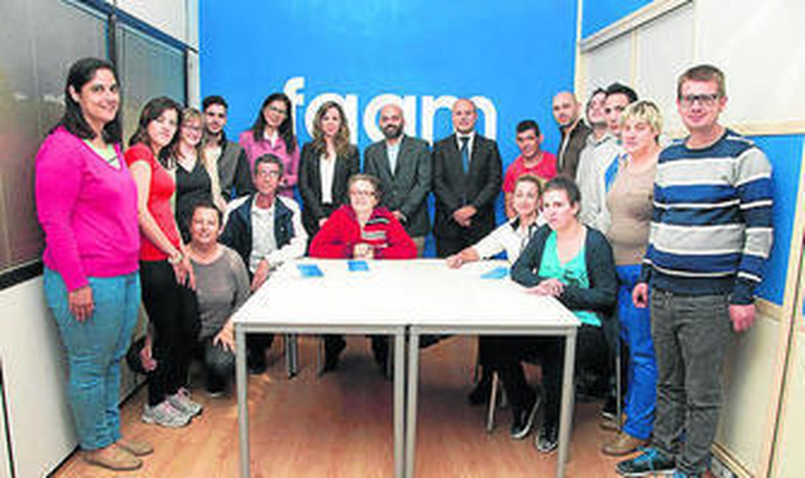 Presentación de la formación para personas con discapacidad.