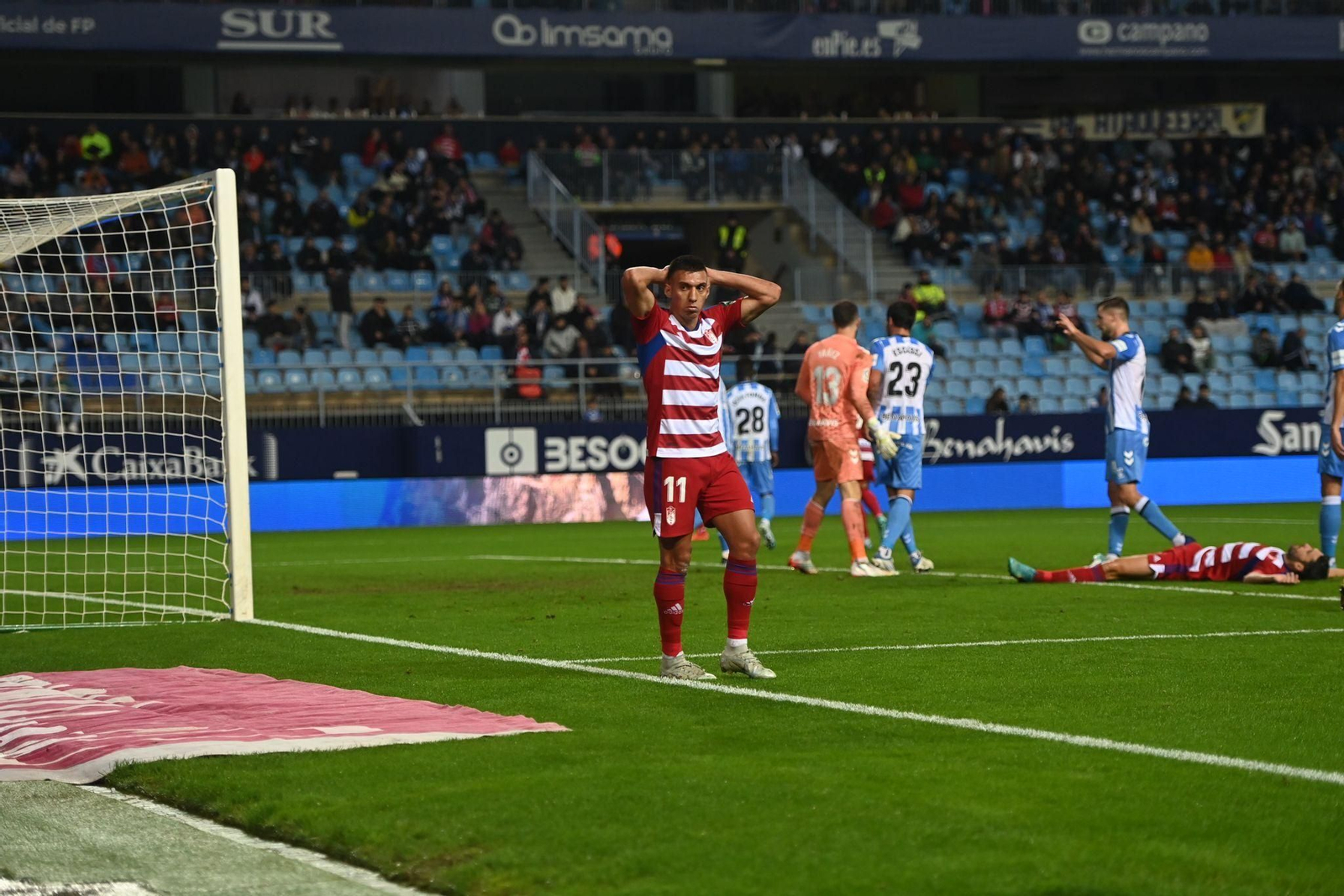 El Málaga CF - Granada CF, en fotos