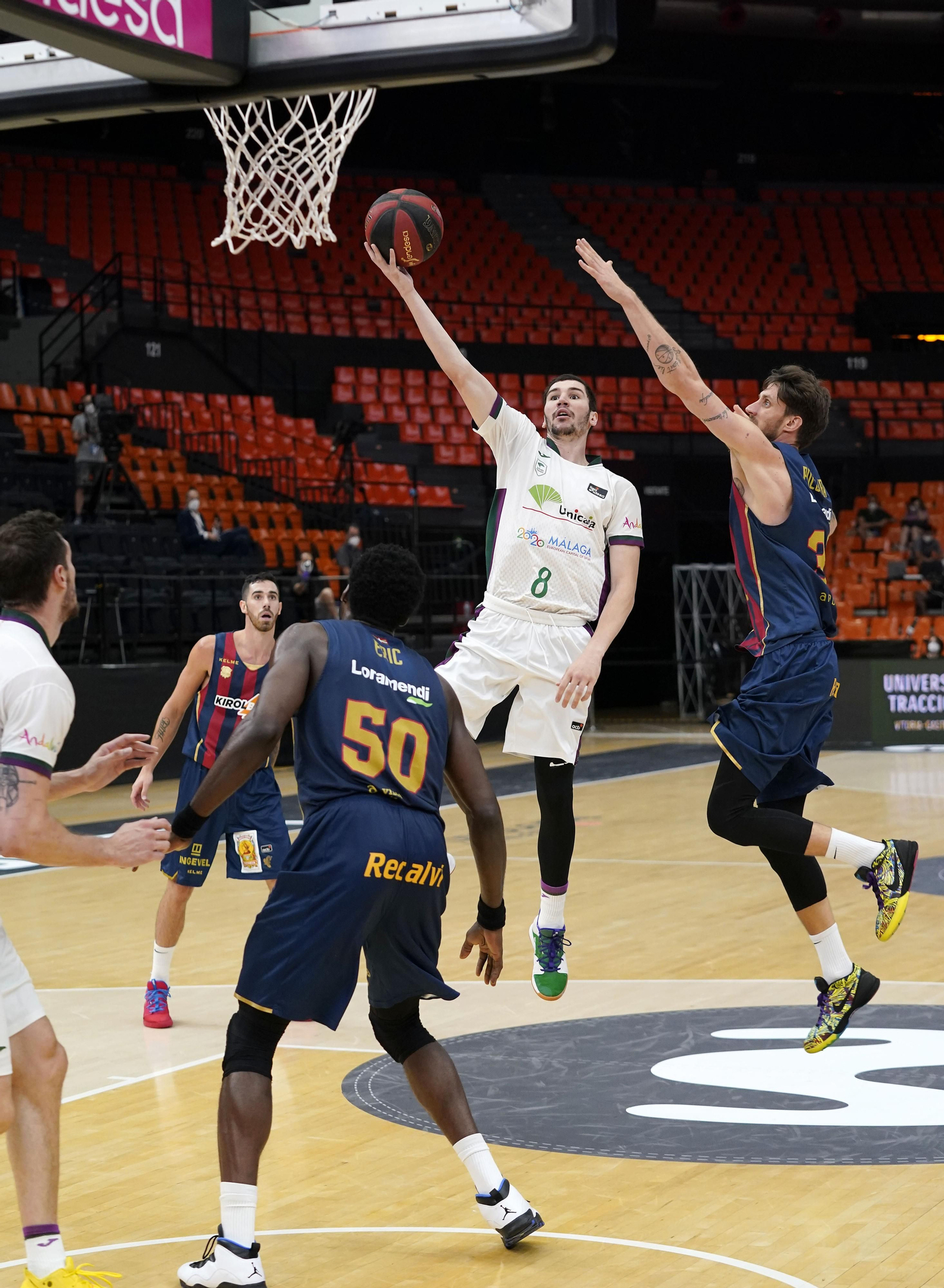 El Baskonia-Unicaja, en fotos
