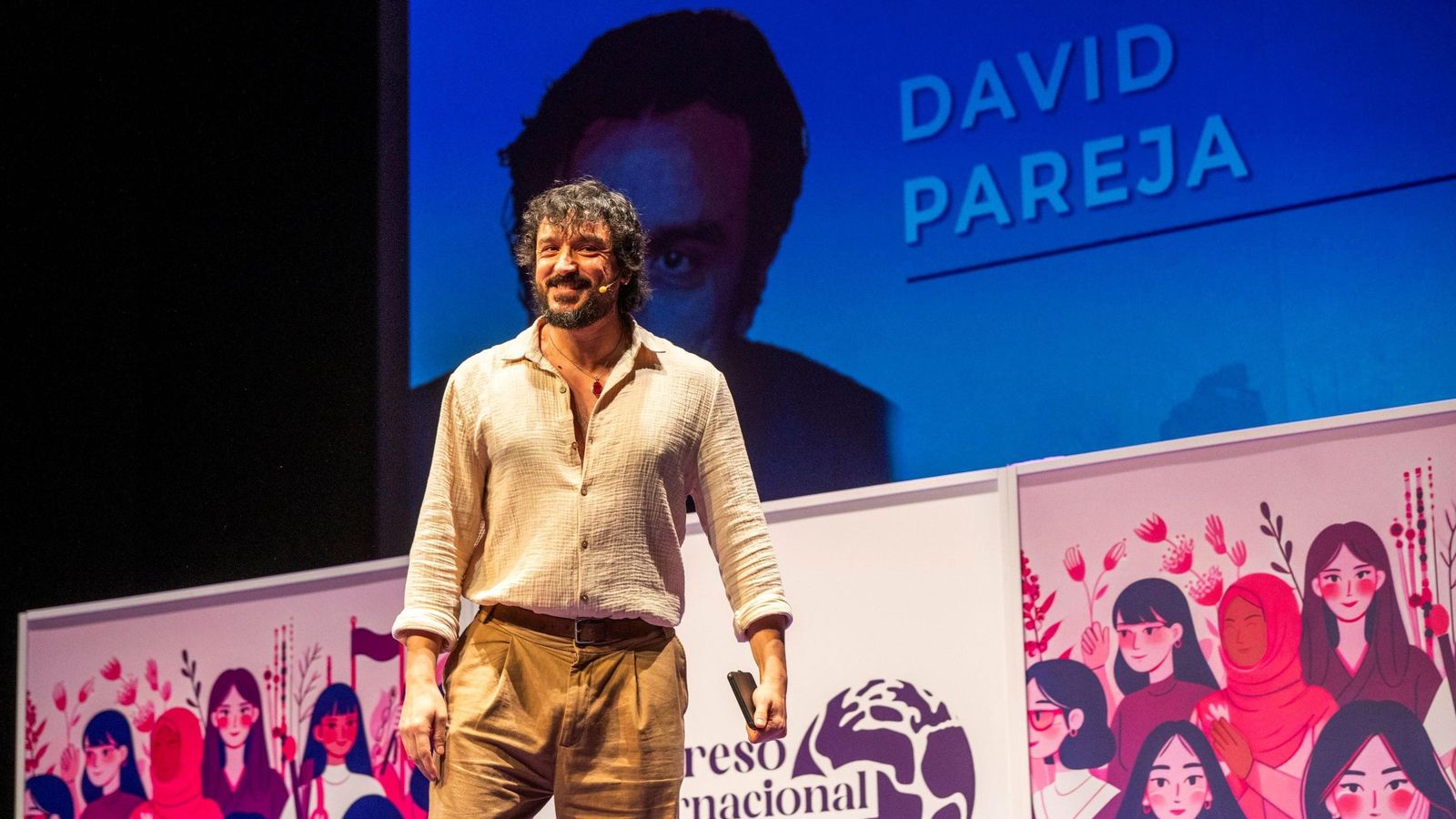 El actor David Pareja ha protagonizado un monólogo feminista