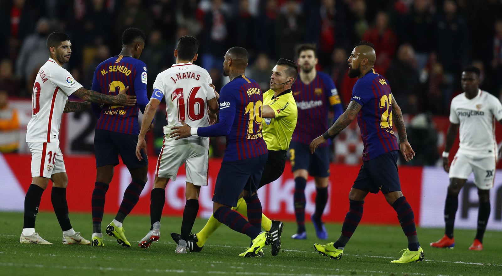 Las imágenes del Sevilla FC-Barcelona de Copa del Rey