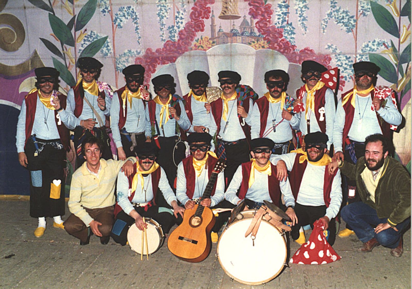 La chirigota 'Los llaveros solitarios', primer premio de 1984.