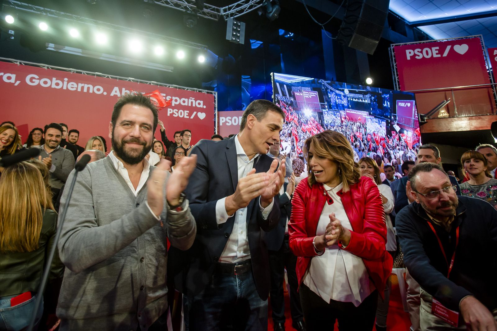 Imágenes del mitin del PSOE en Cádiz
