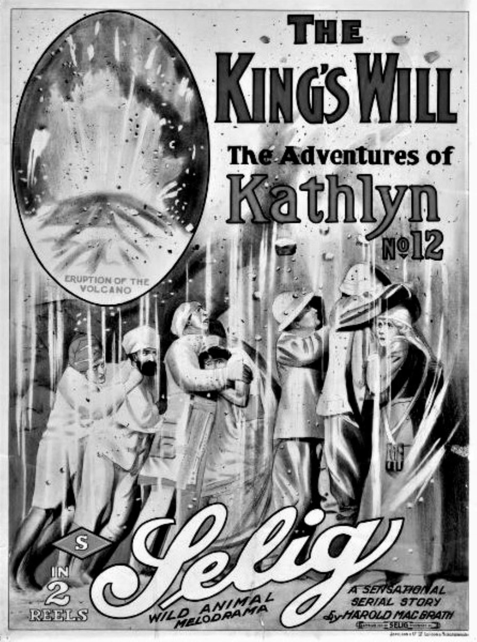 Cartel de Las Aventuras de Catalina (1913)