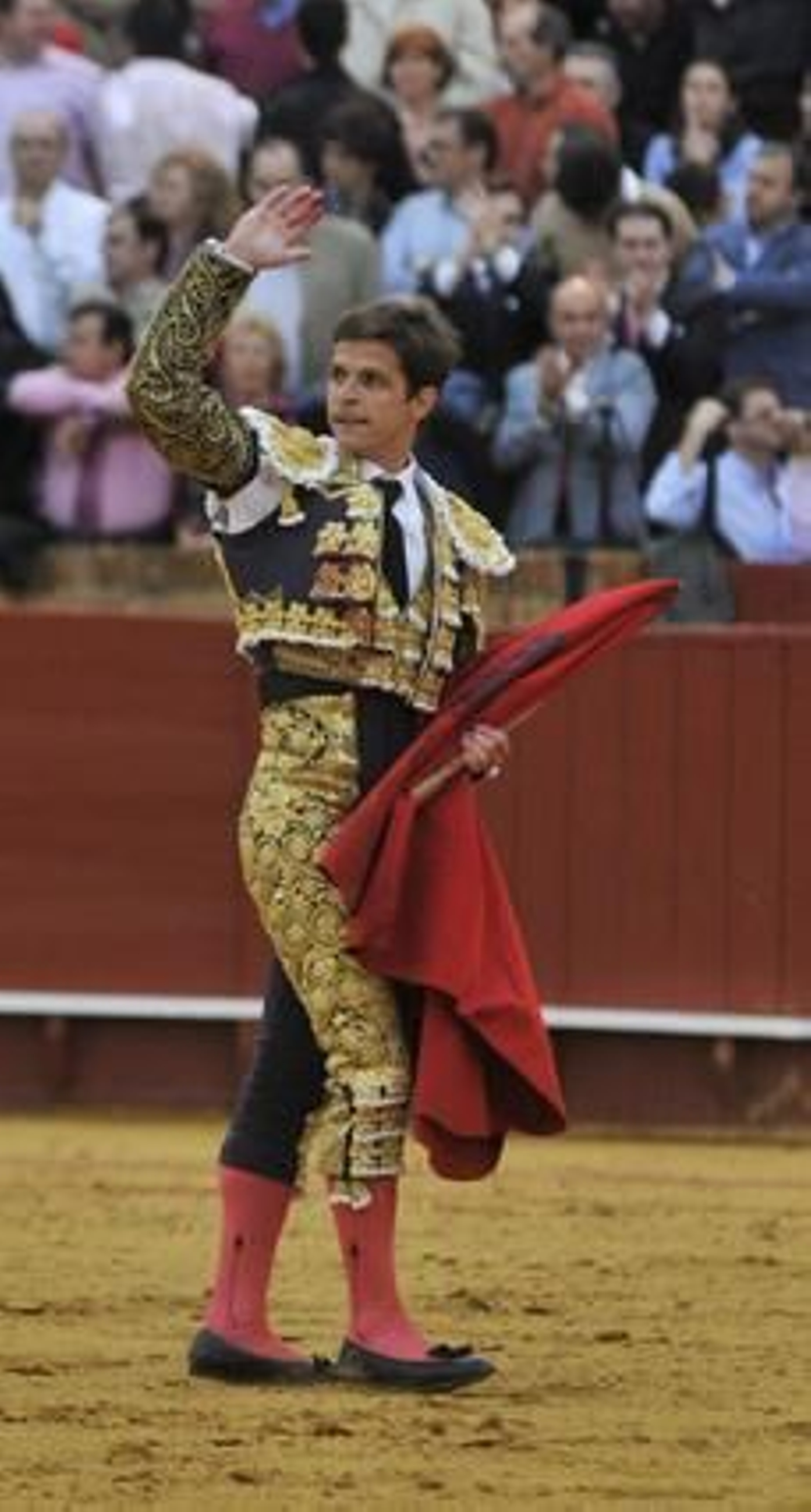 El Juli, en su segunda aparición.

Foto: Juan Carlos Muñoz