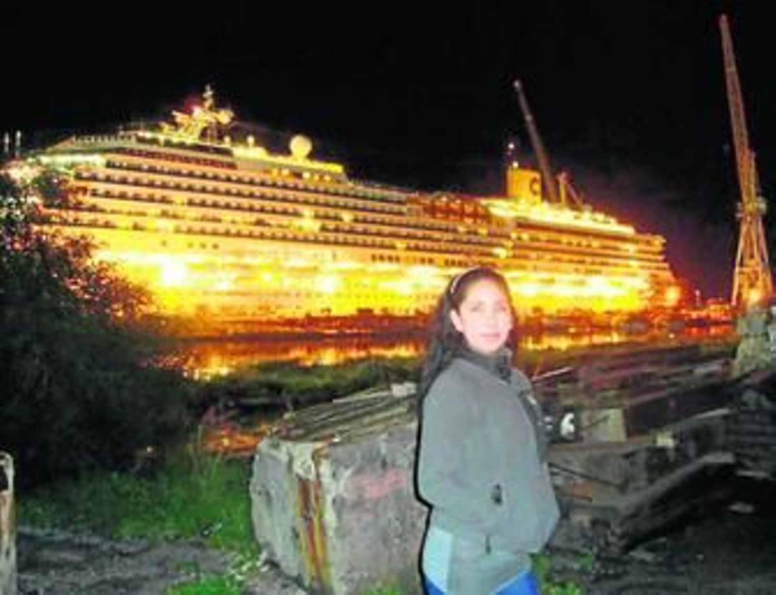 La joven peruana Erika Soria, trabajadora en el 'Costa Concordia' que todavía está desaparecida.