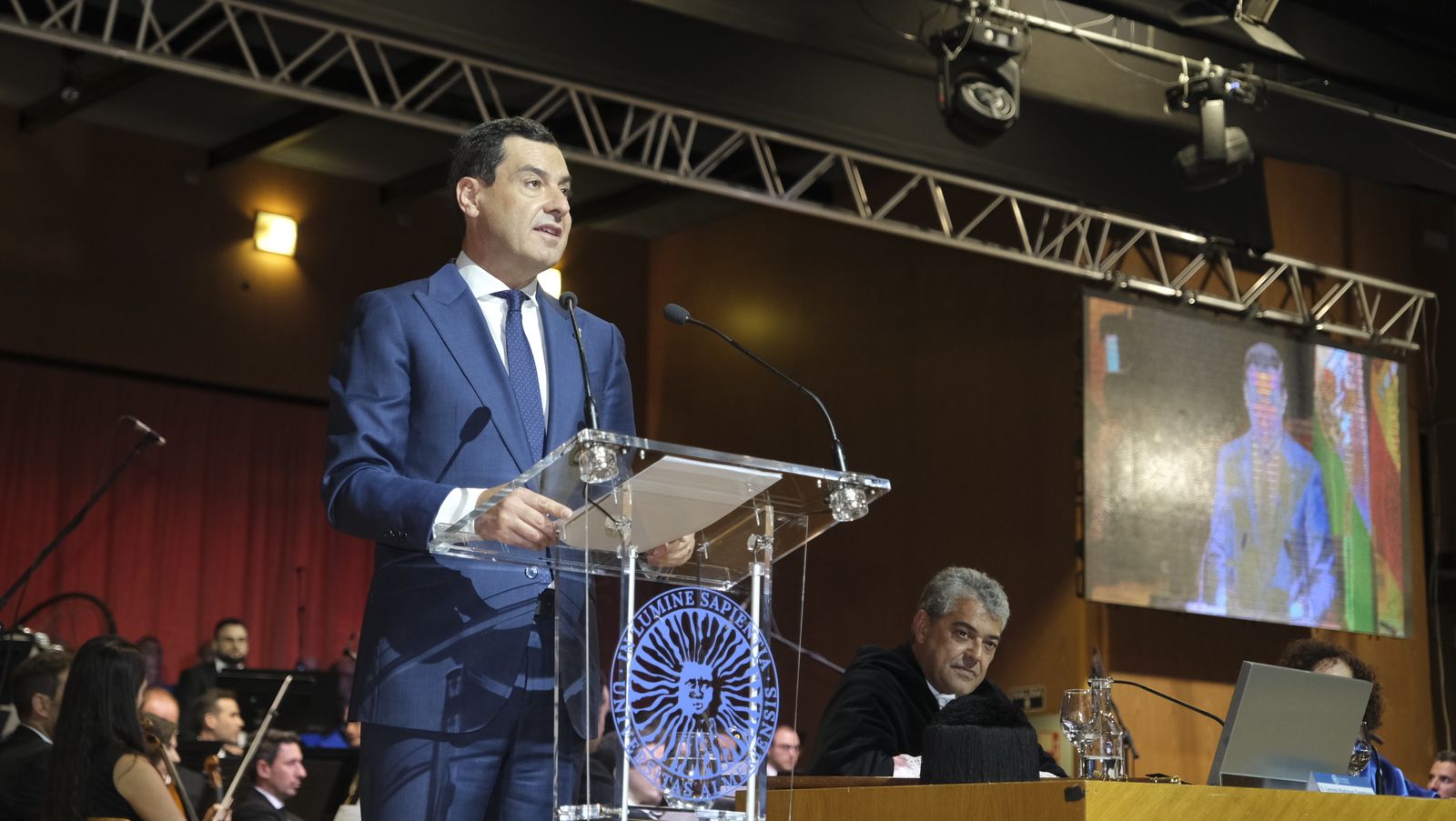 El Presidente de la Junta Juanma Moreno, inaugura el curso universitario andaluz en Almería