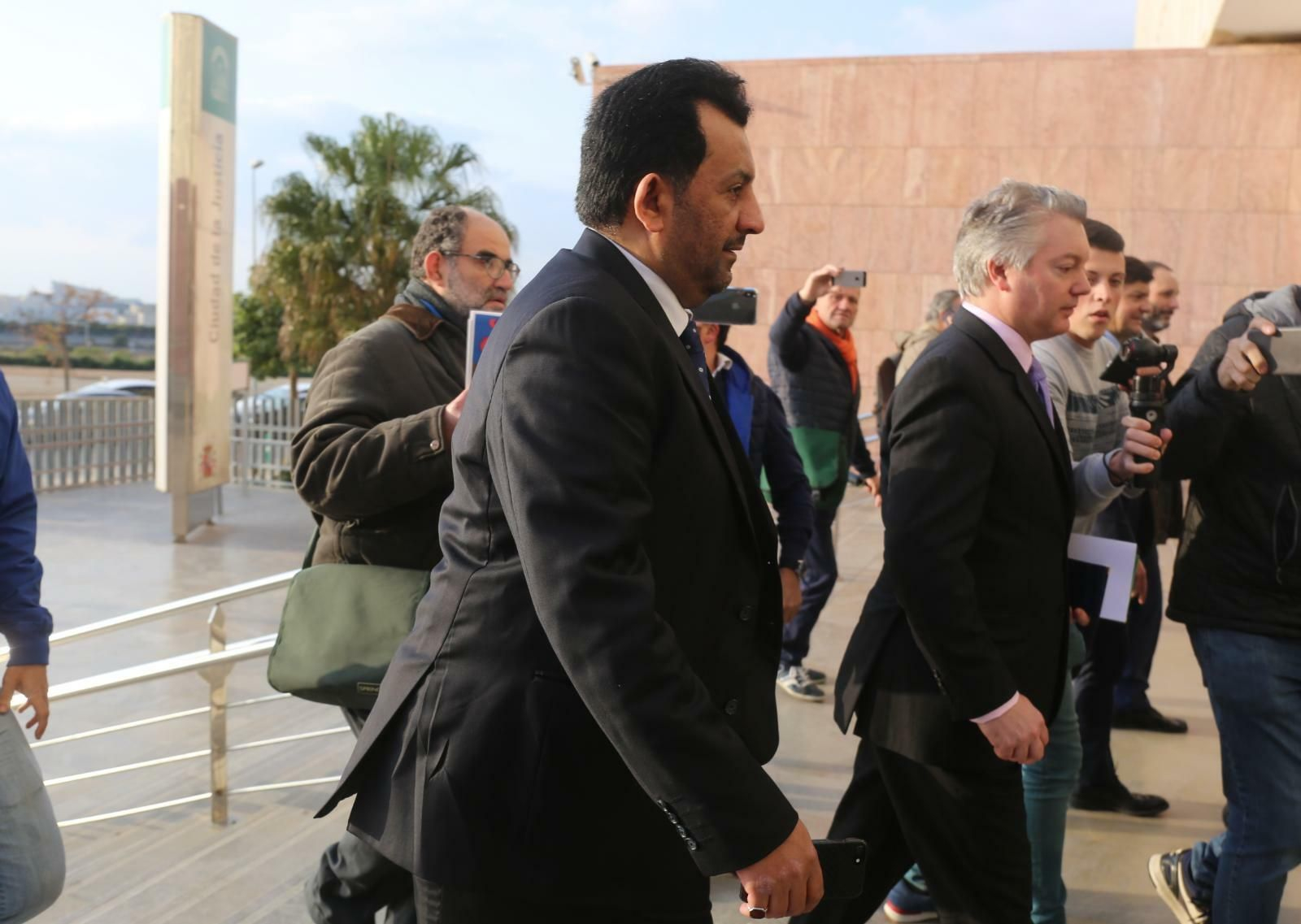 Las foto del juicio entre Al-Thani y Bluebay