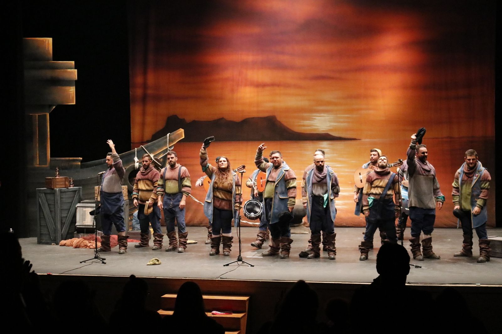 Final del concurso de Carnaval de la Concha Fina de La Línea