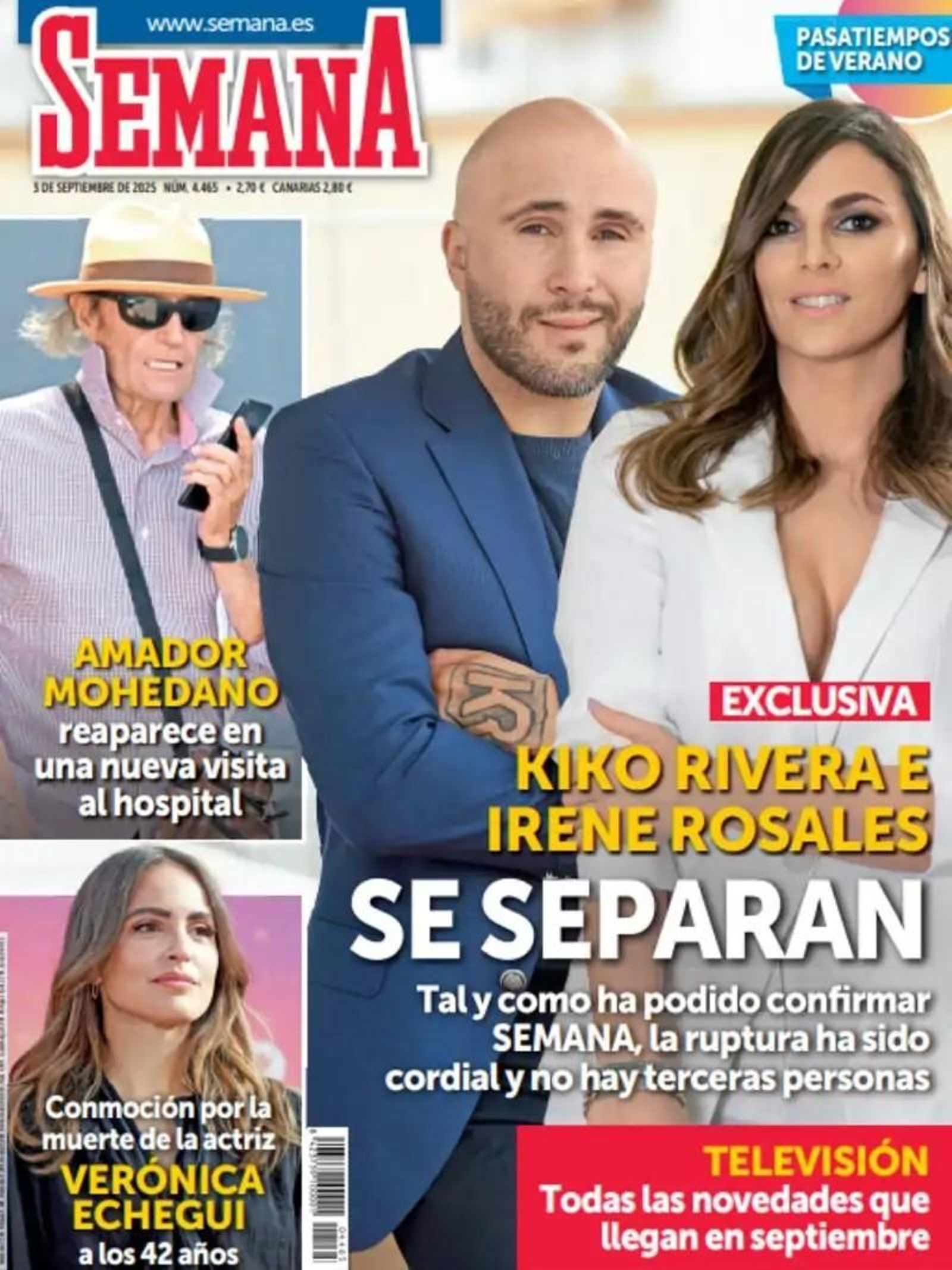 La portada de 'Semana' con la rupturua de Kiko Rivera