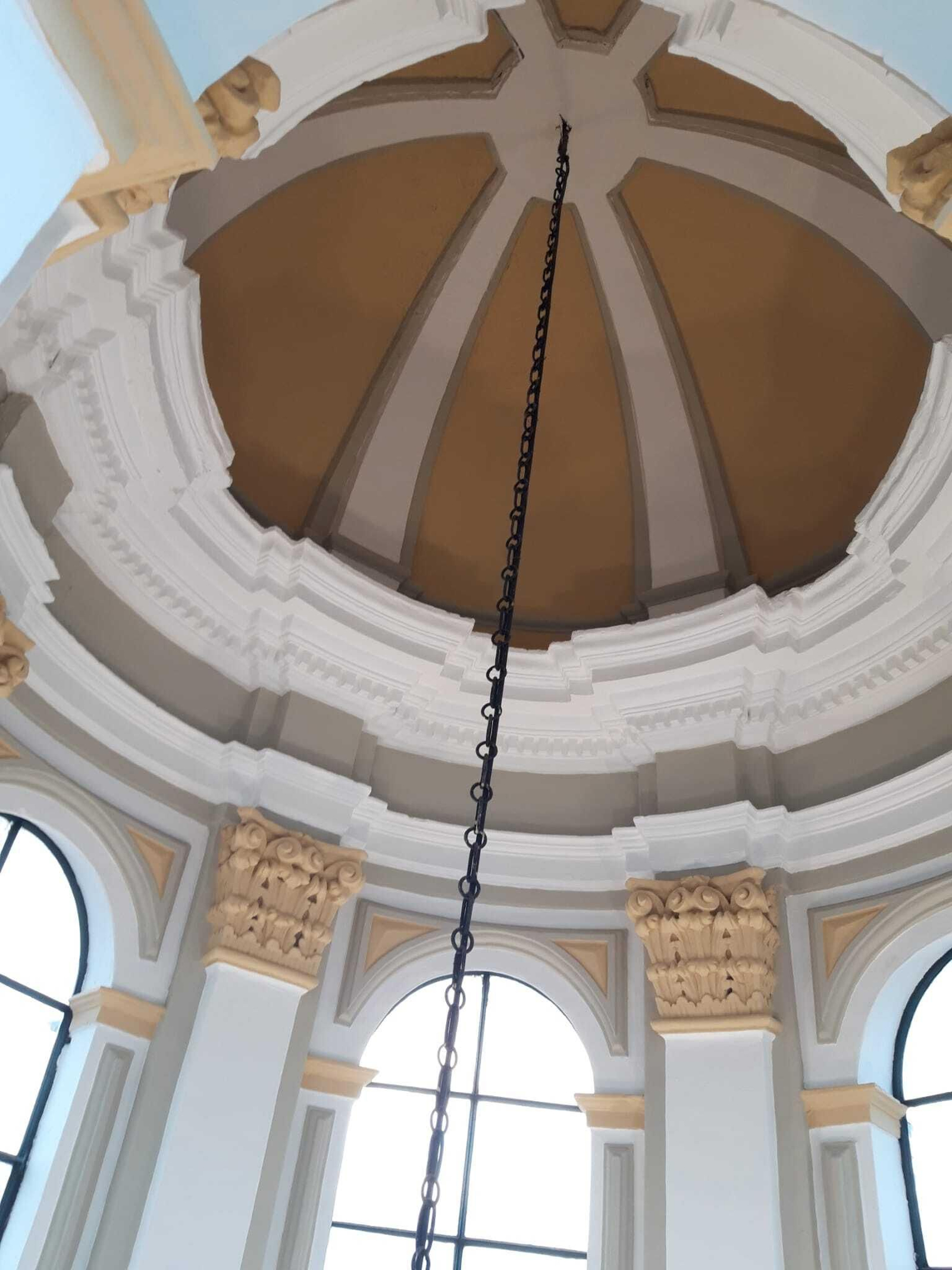 Imagen de la cúpula recuperada.