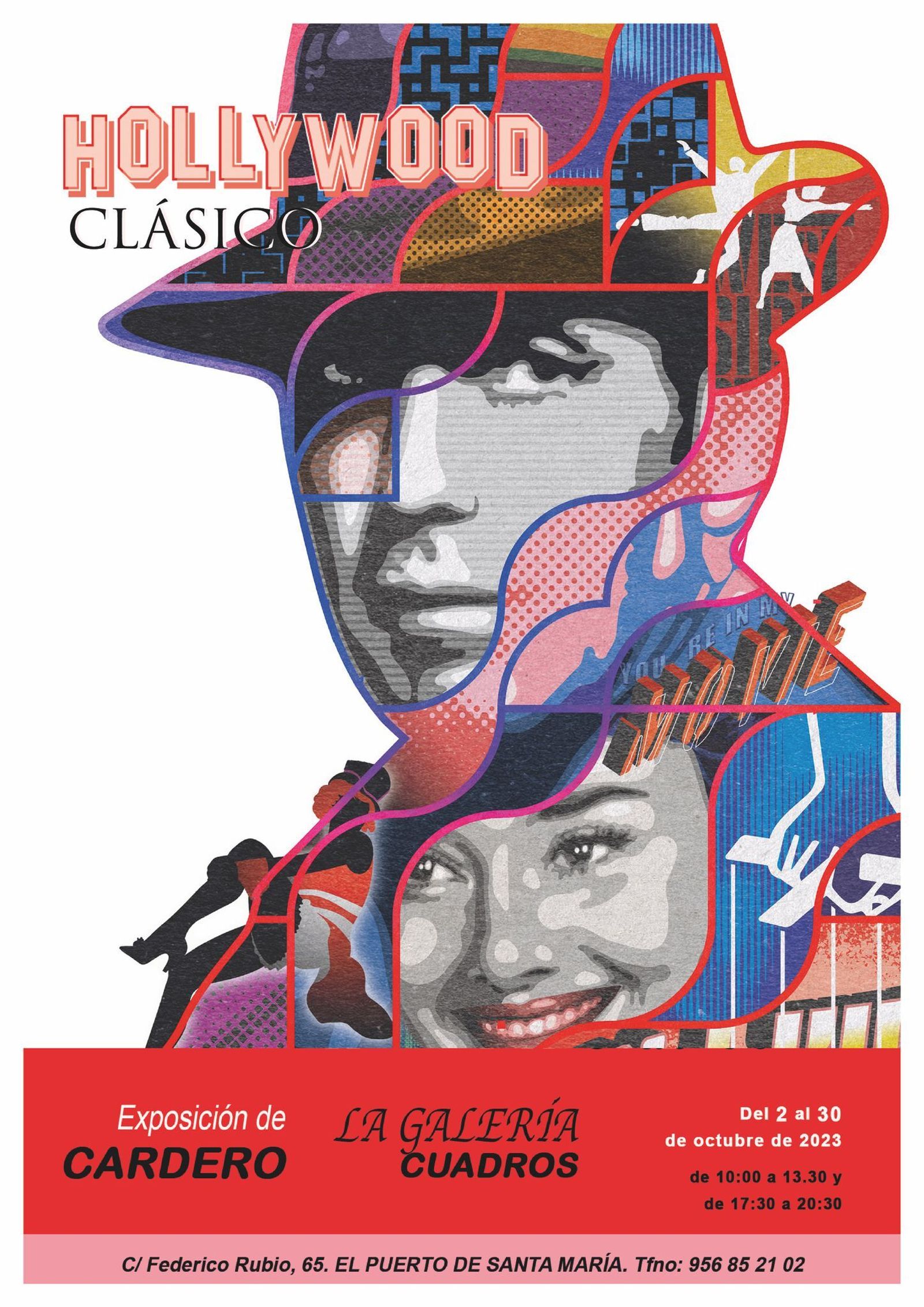 La exposición rememora los años dorados de Hollywood a través de sus principales protagonistas.