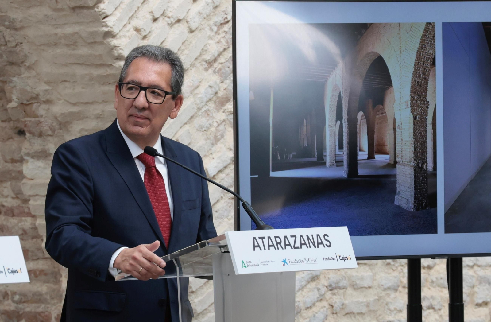 Antonio Pulido durante el acto.