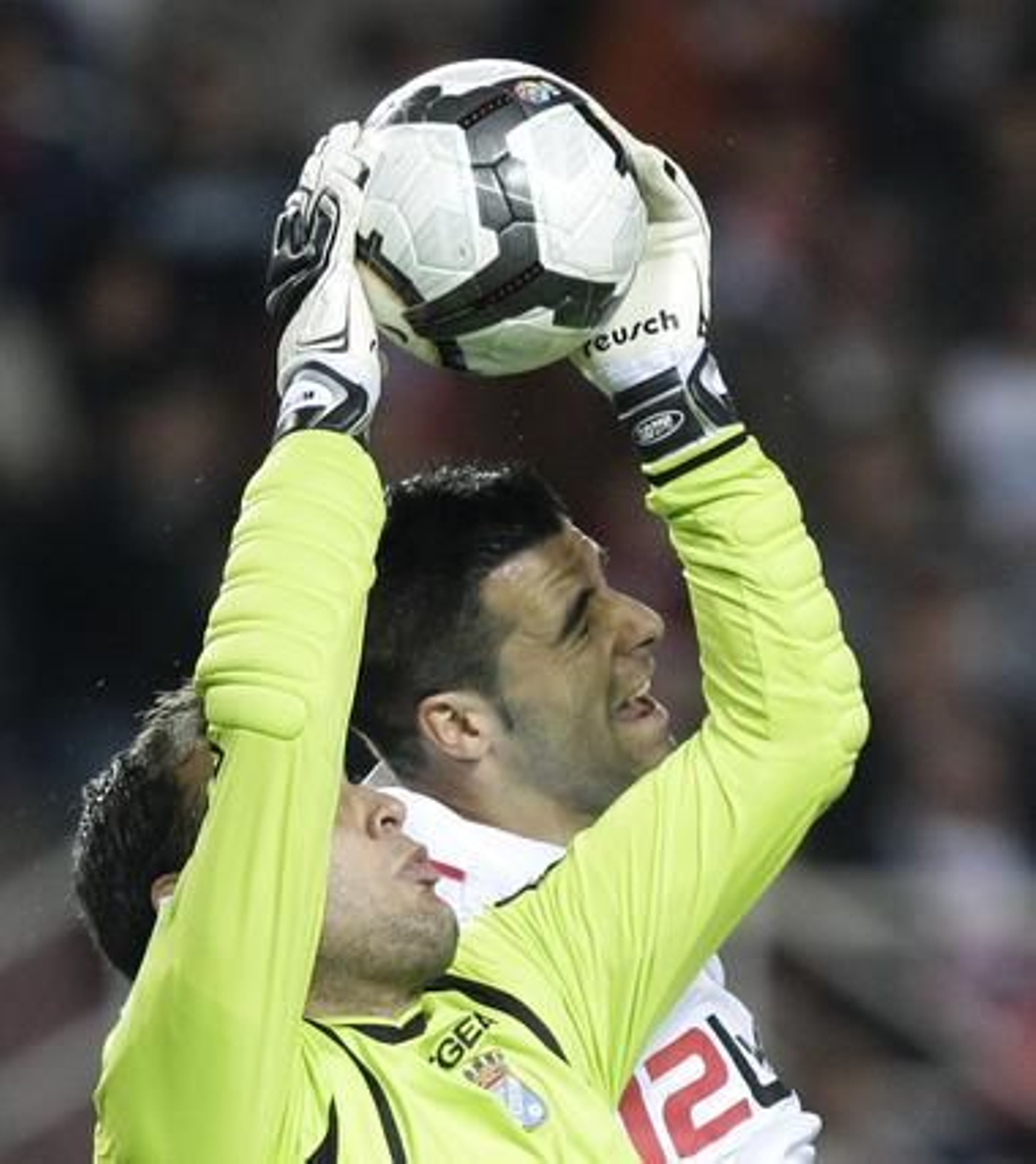 El Sevilla y el Xerez empatan en el Sánchez Pizjuán. / Antonio Pizarro