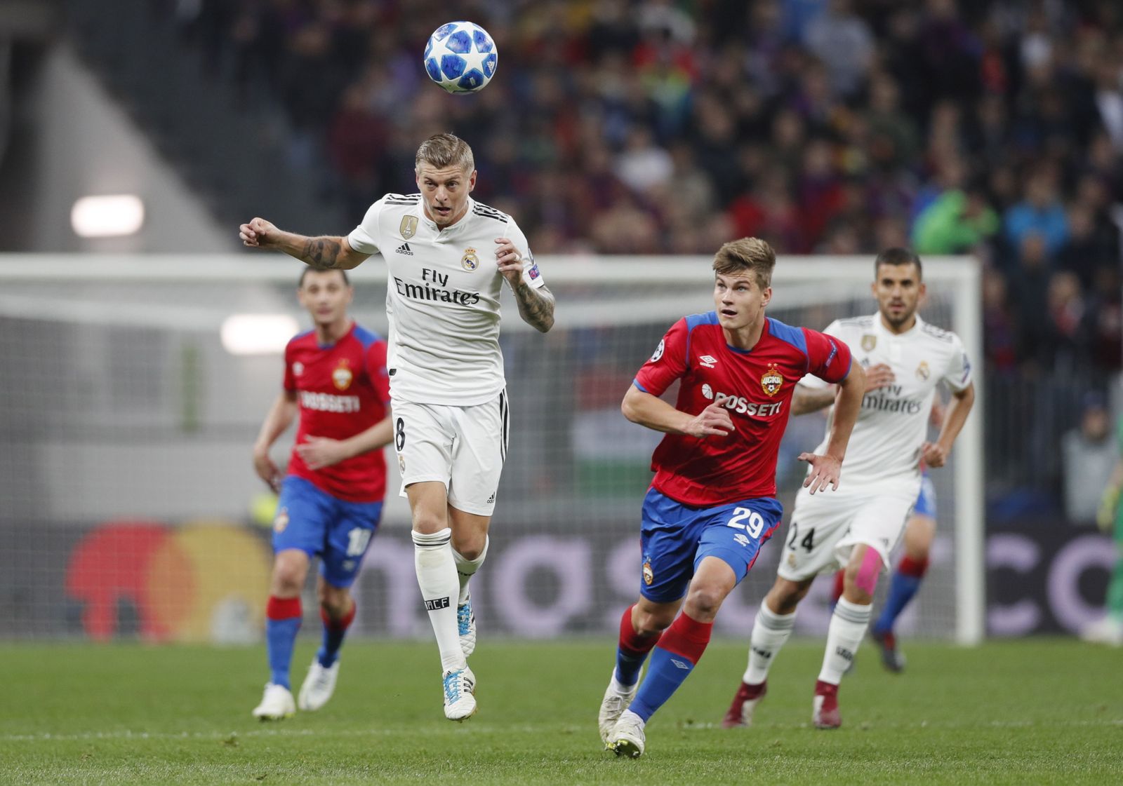 El CSKA de Moscú-Real Madrid, en imágenes