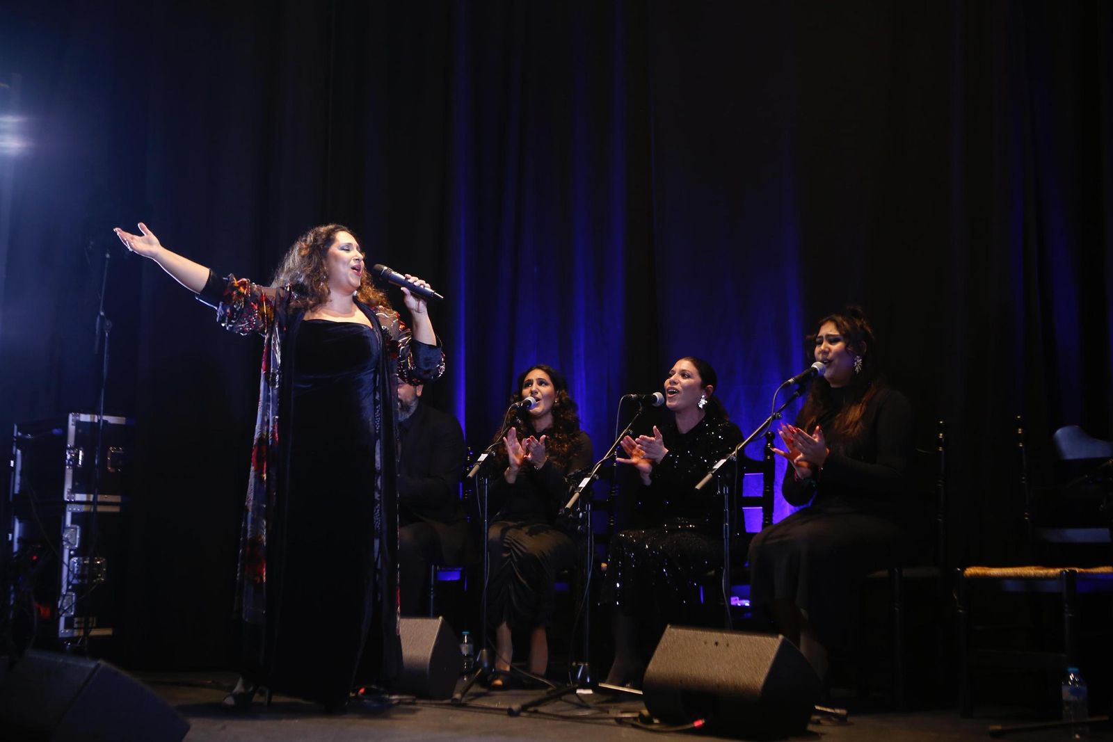 Felipa del Moreno, durante su actuación en Algeciras.