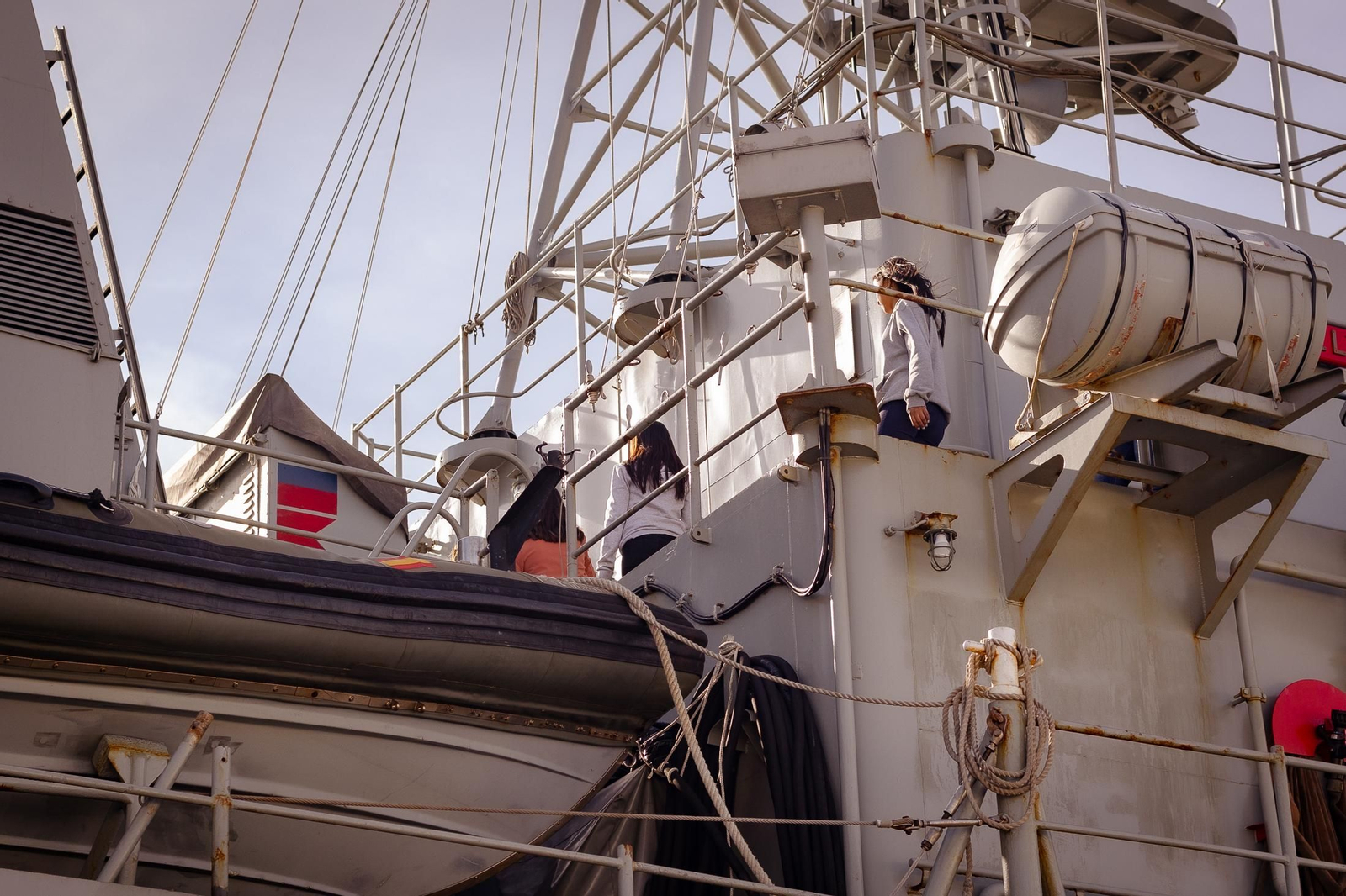 Imágenes del patrullero Centinela en el Muelle de Levante