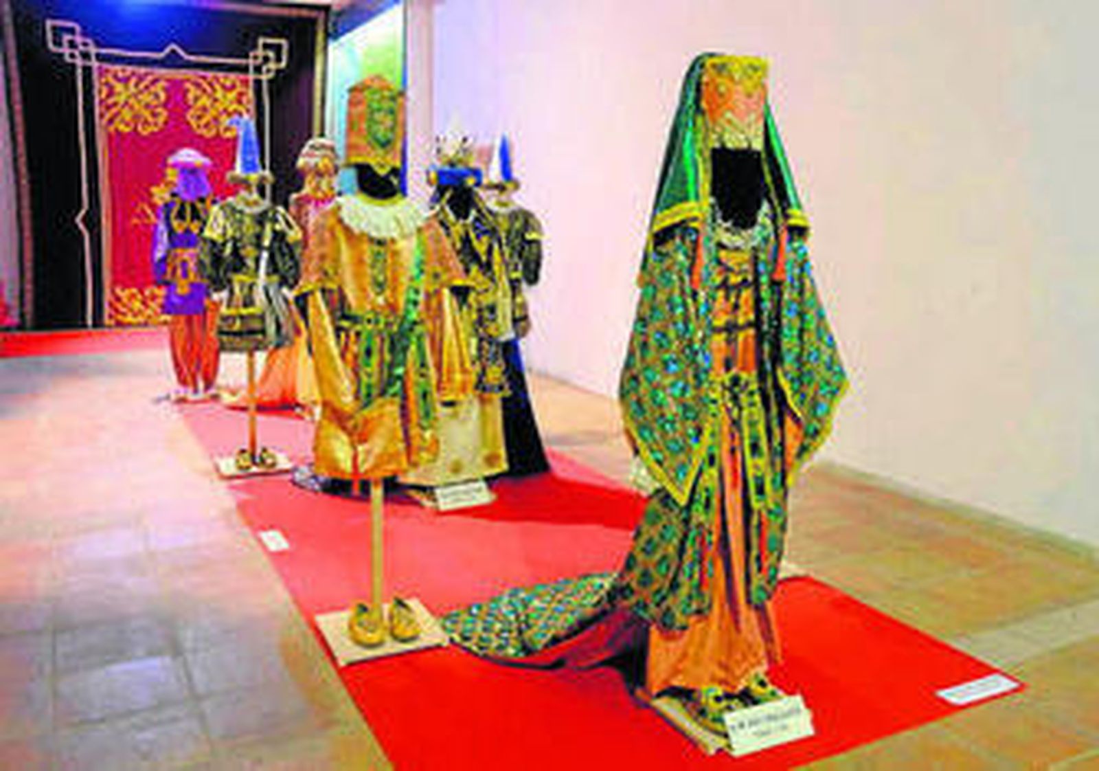 Los trajes que lucirán los Reyes Magos.