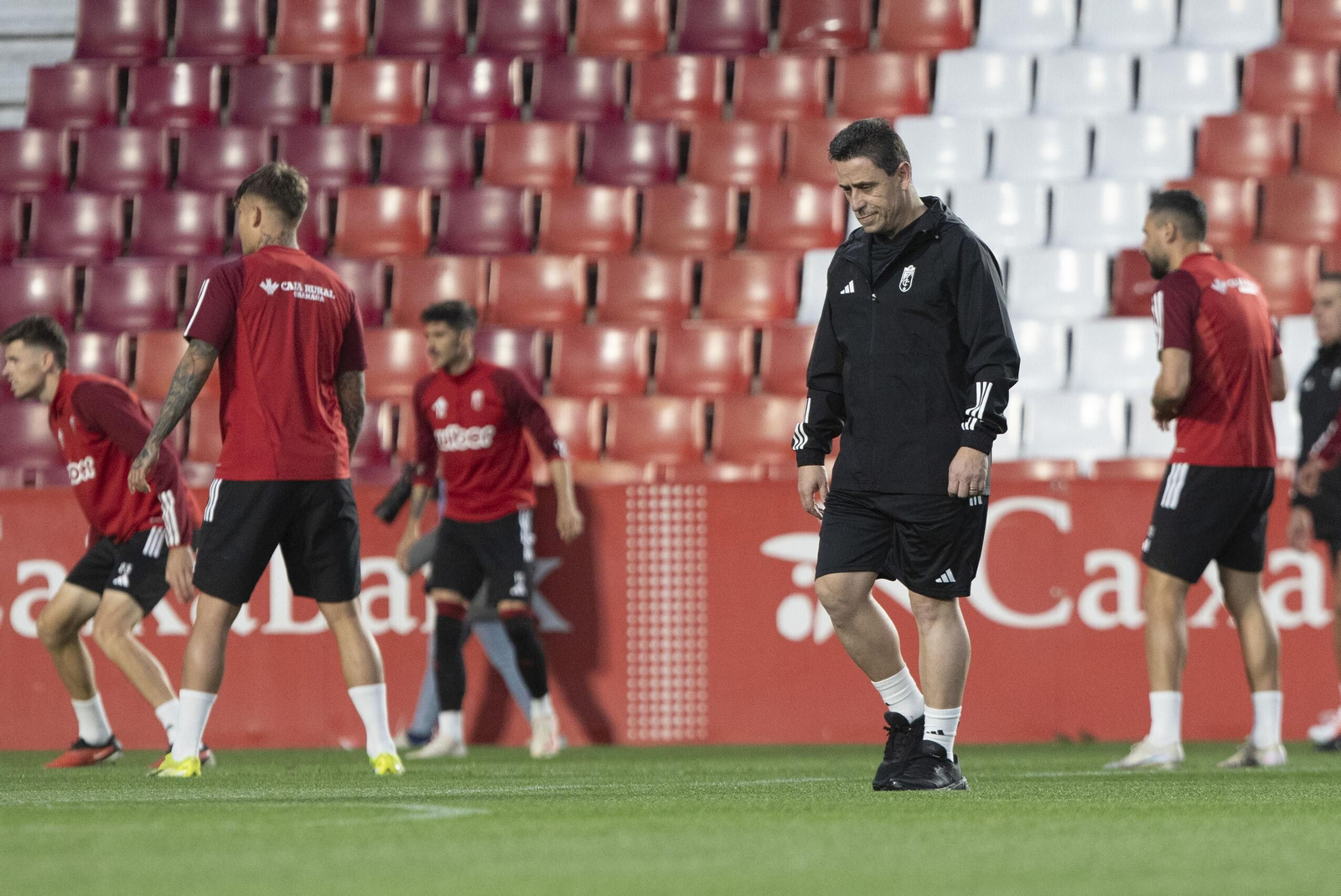 Así fue el primer entrenamiento de José Ramón Sandoval en el Granada CF