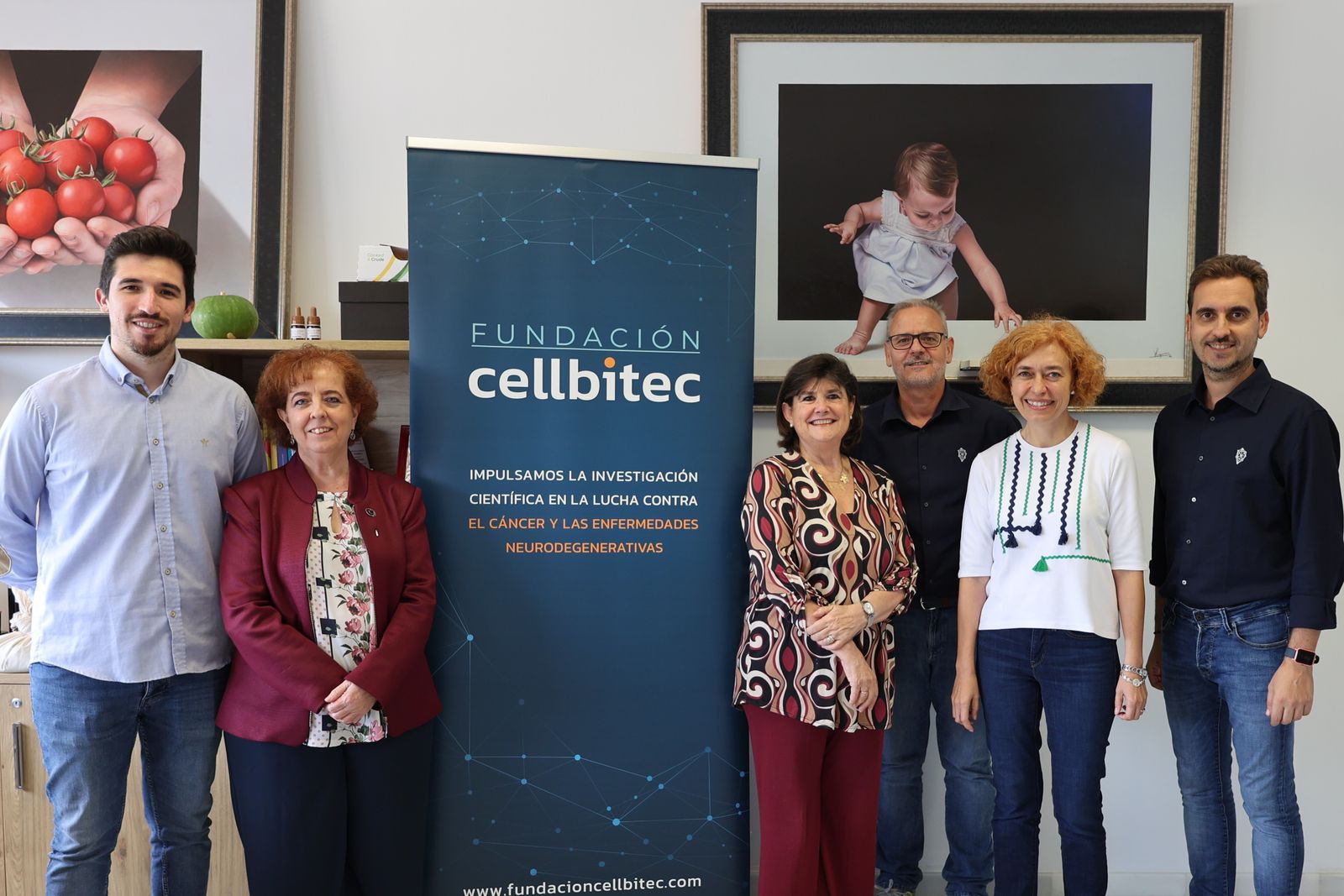 Las investigadoras de la Fundación Cellbitec.