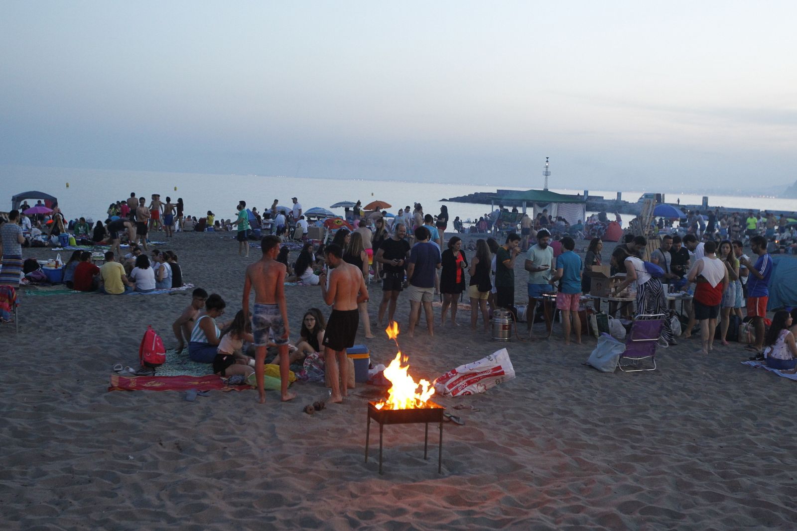 Fotogalería Noche de San Juan. El Zapillo. Almeria