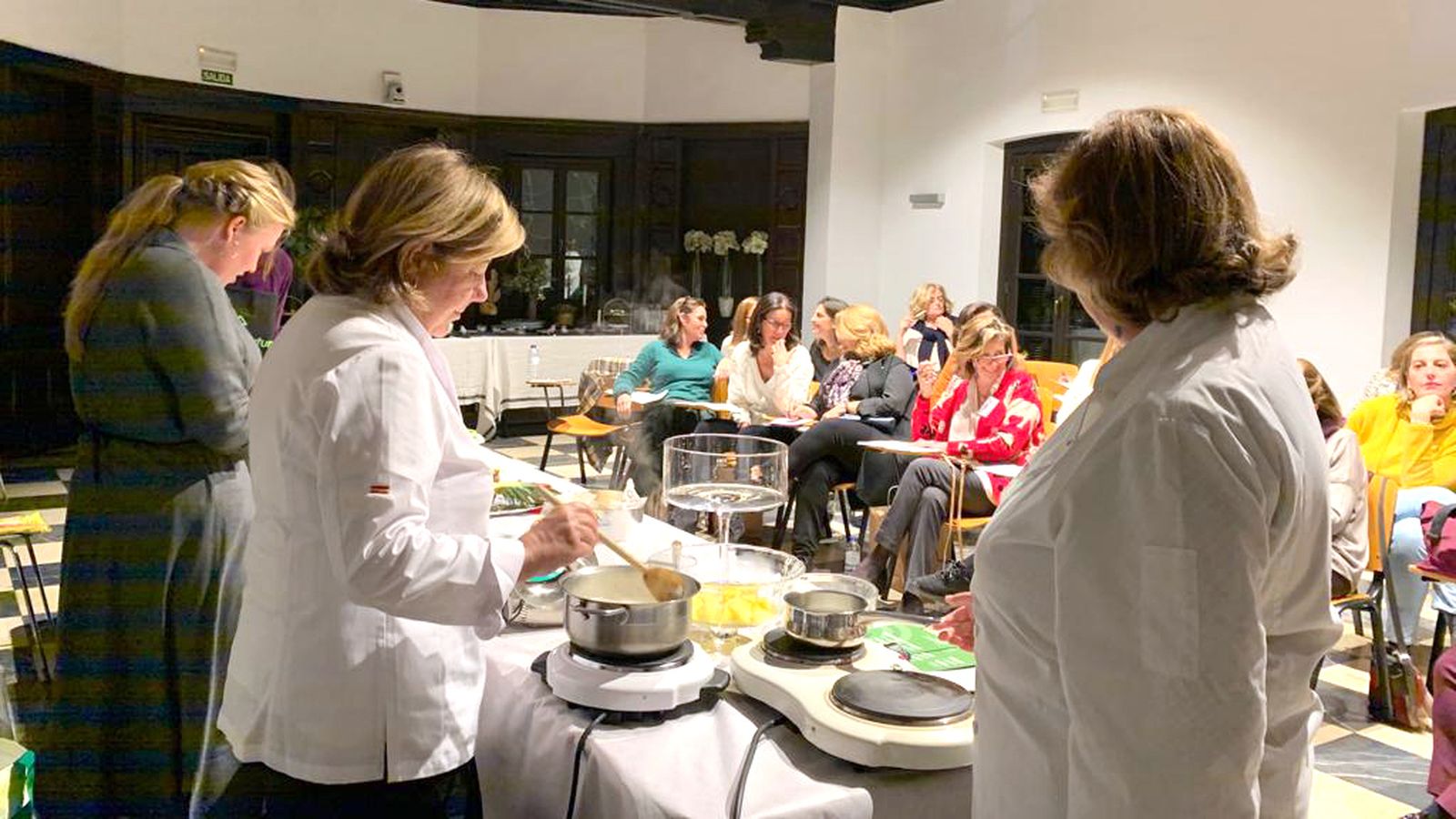Talles de Postres de Navidad, en una edición paada.
