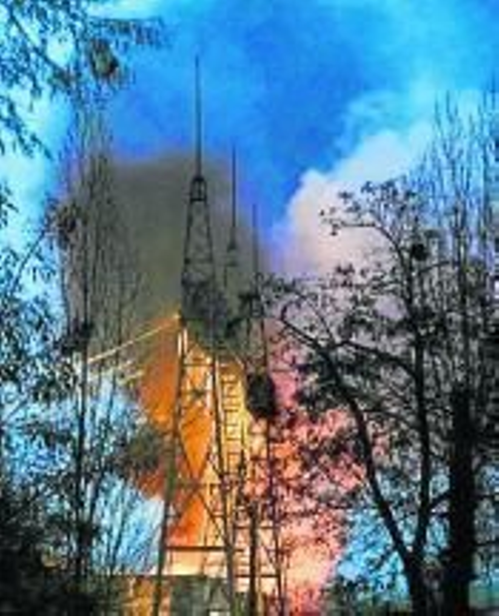 Ataque con dron en Kiev.