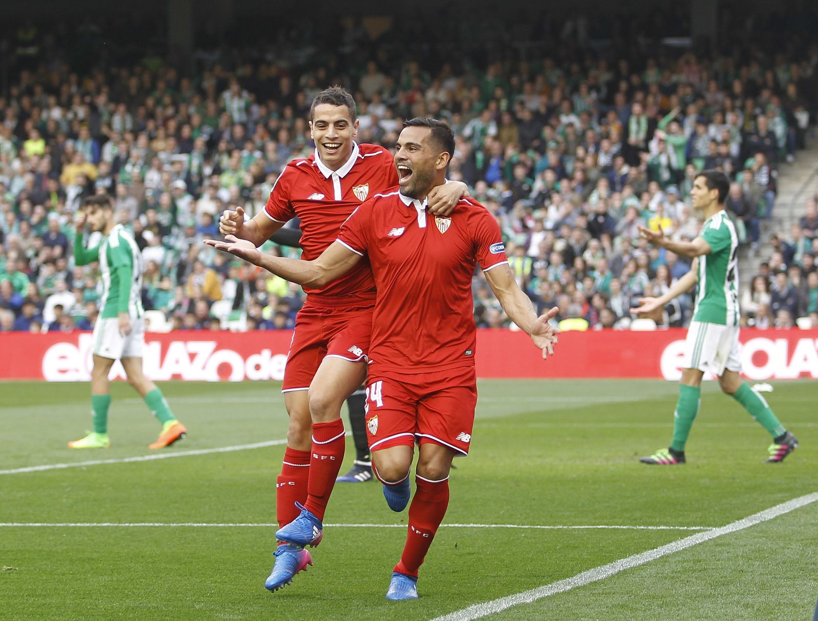 El Betis-Sevilla, en imágenes