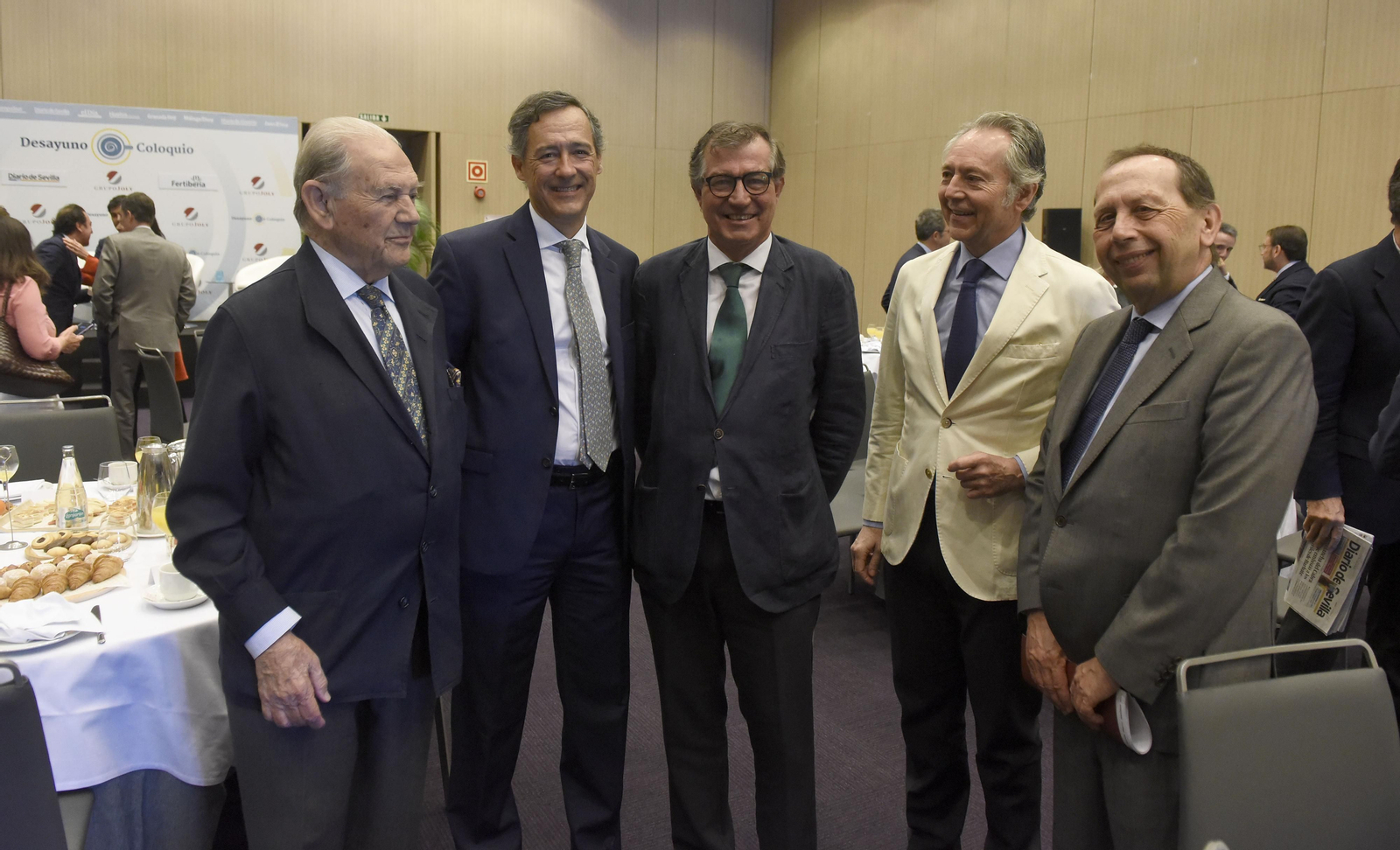 José Bohórquez, Javier Goñi, Antonio León, José Joly y José Antonio Carrizosa