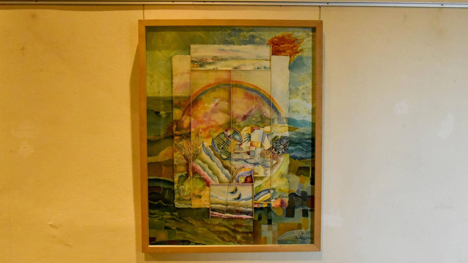 'Arcoíris', de Juan Gómez Macías. Exposición 'Éxodo'.