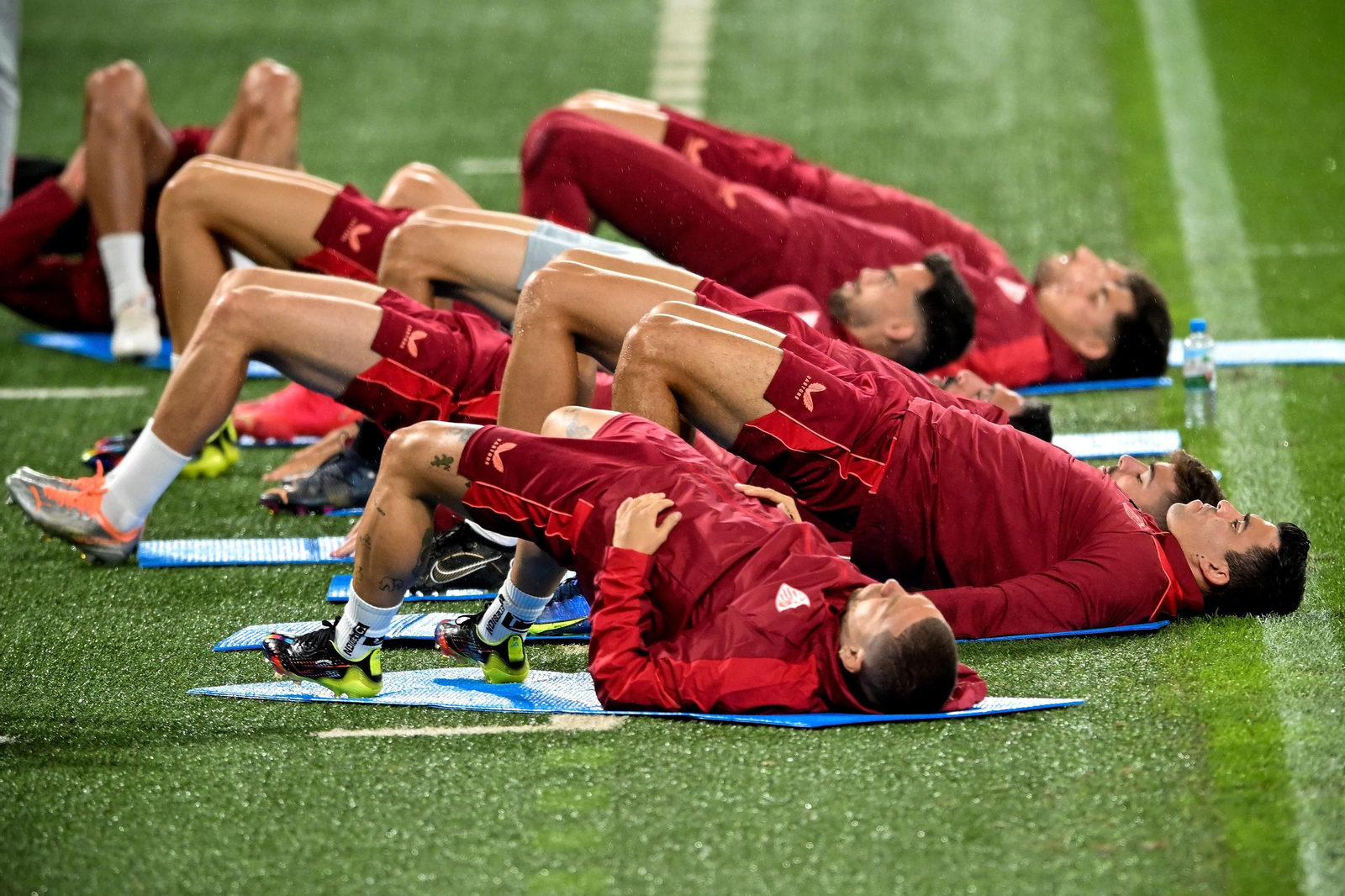 Las imágenes del viaje del Sevilla a Dortmund