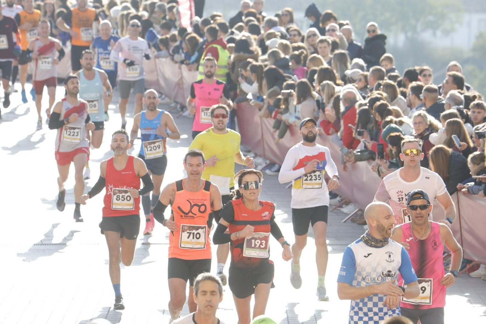 Media Maratón de Córdoba 2023: La gloria de cruzar la Puerta del Puente, en imágenes
