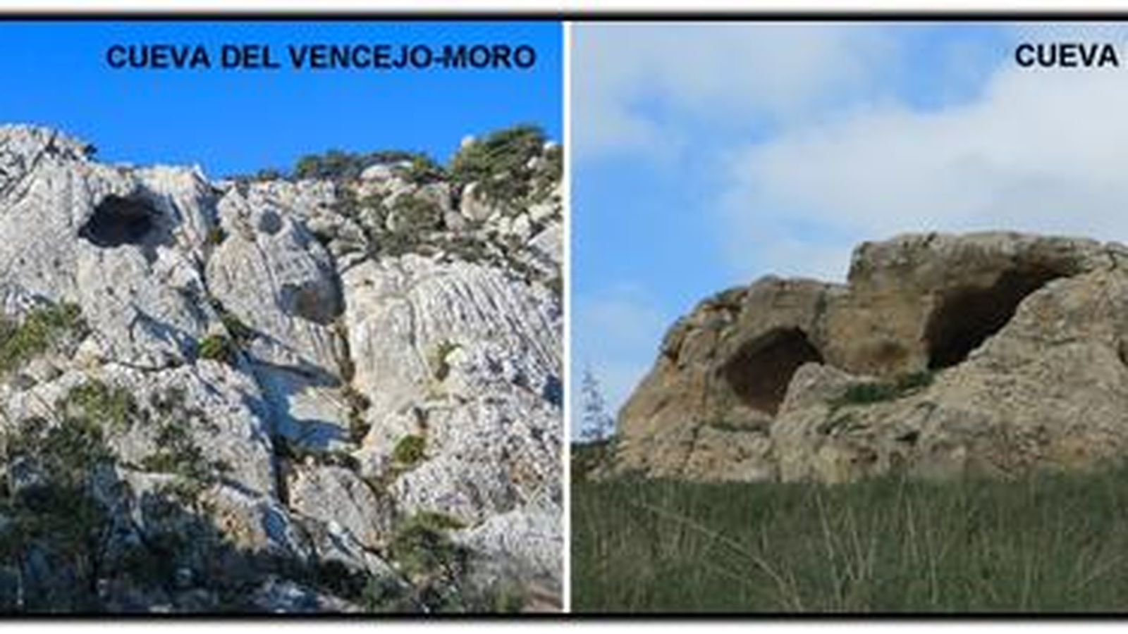 Las cuevas del Vencejo-Moro (Tarifa) y de La Horadada (San Roque)