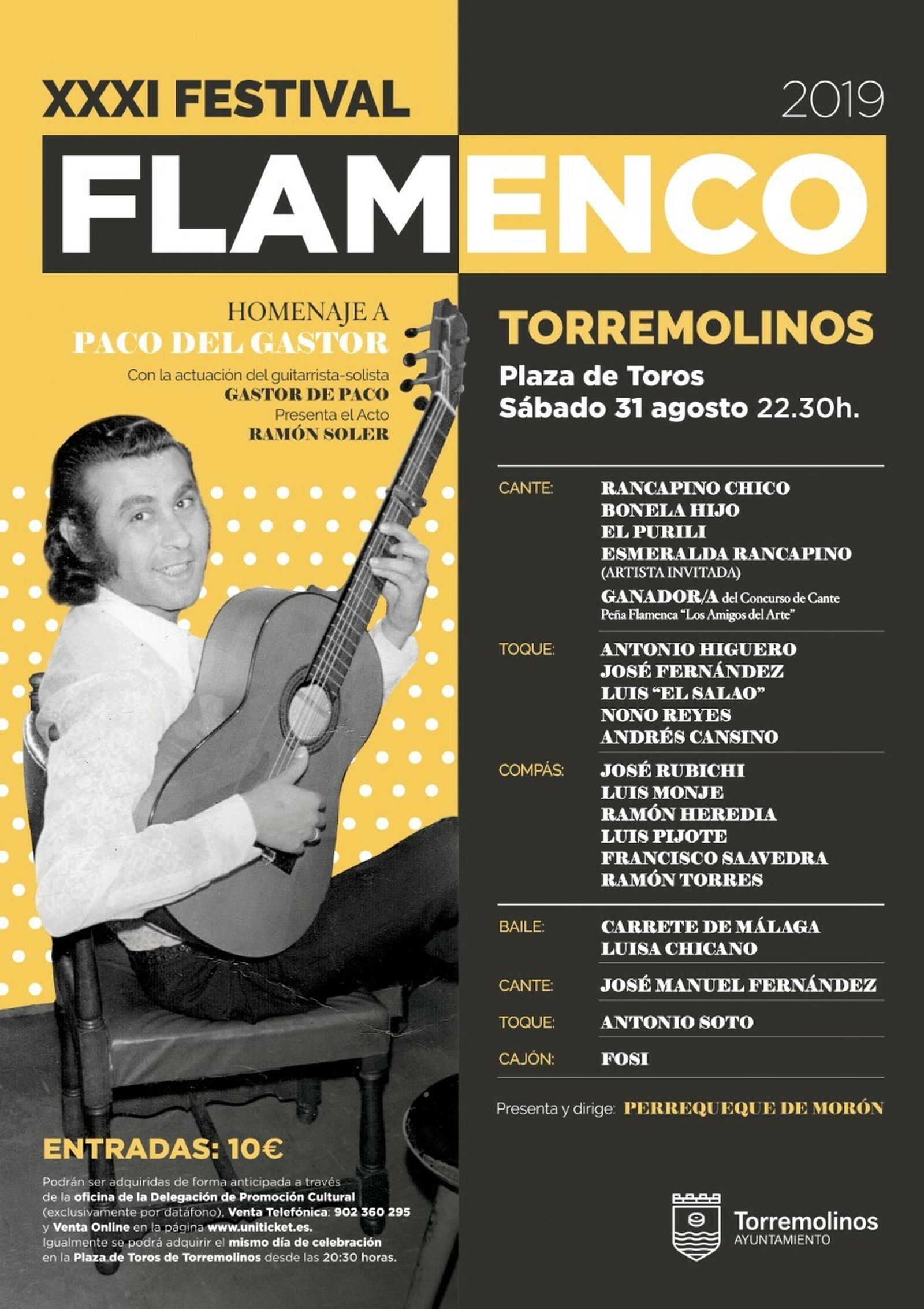 Cartel del Festival Flamenco de Torremolinos.