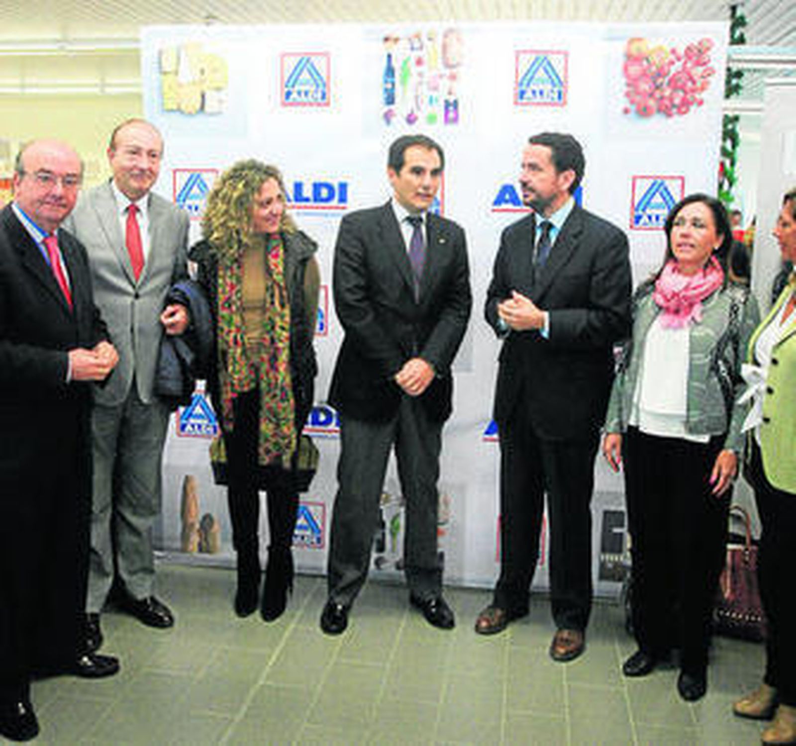 Nieto y Meleno, en la inauguración del establecimiento.