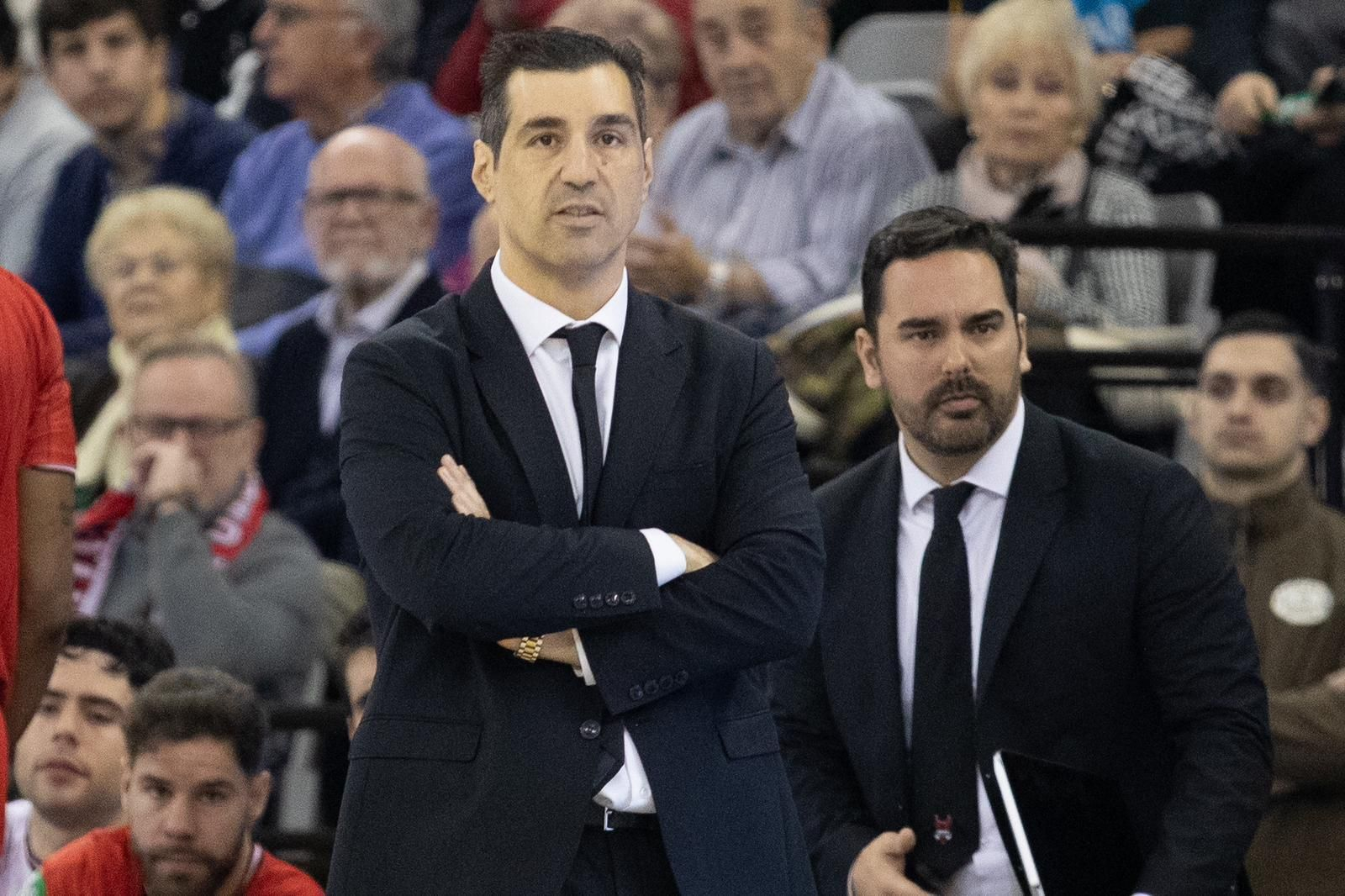 Pablo Pin, durante el partido de este domingo