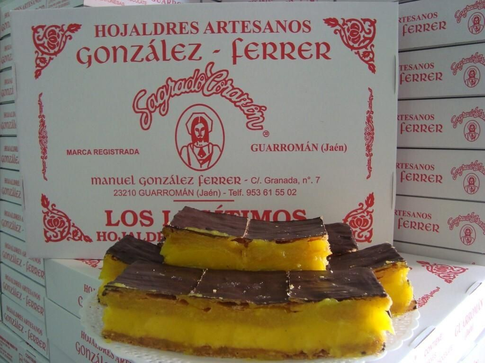 Hojaldre de chocolate de Guarromán