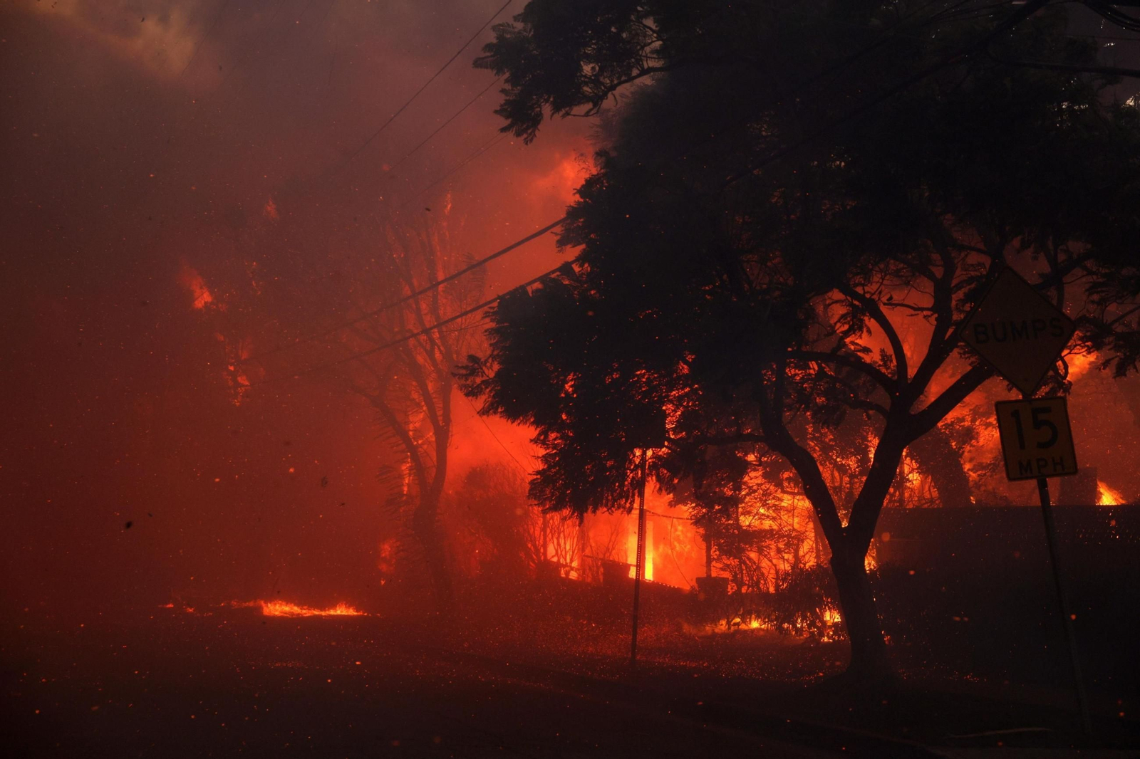 Las impactantes imágenes de los incendios de California