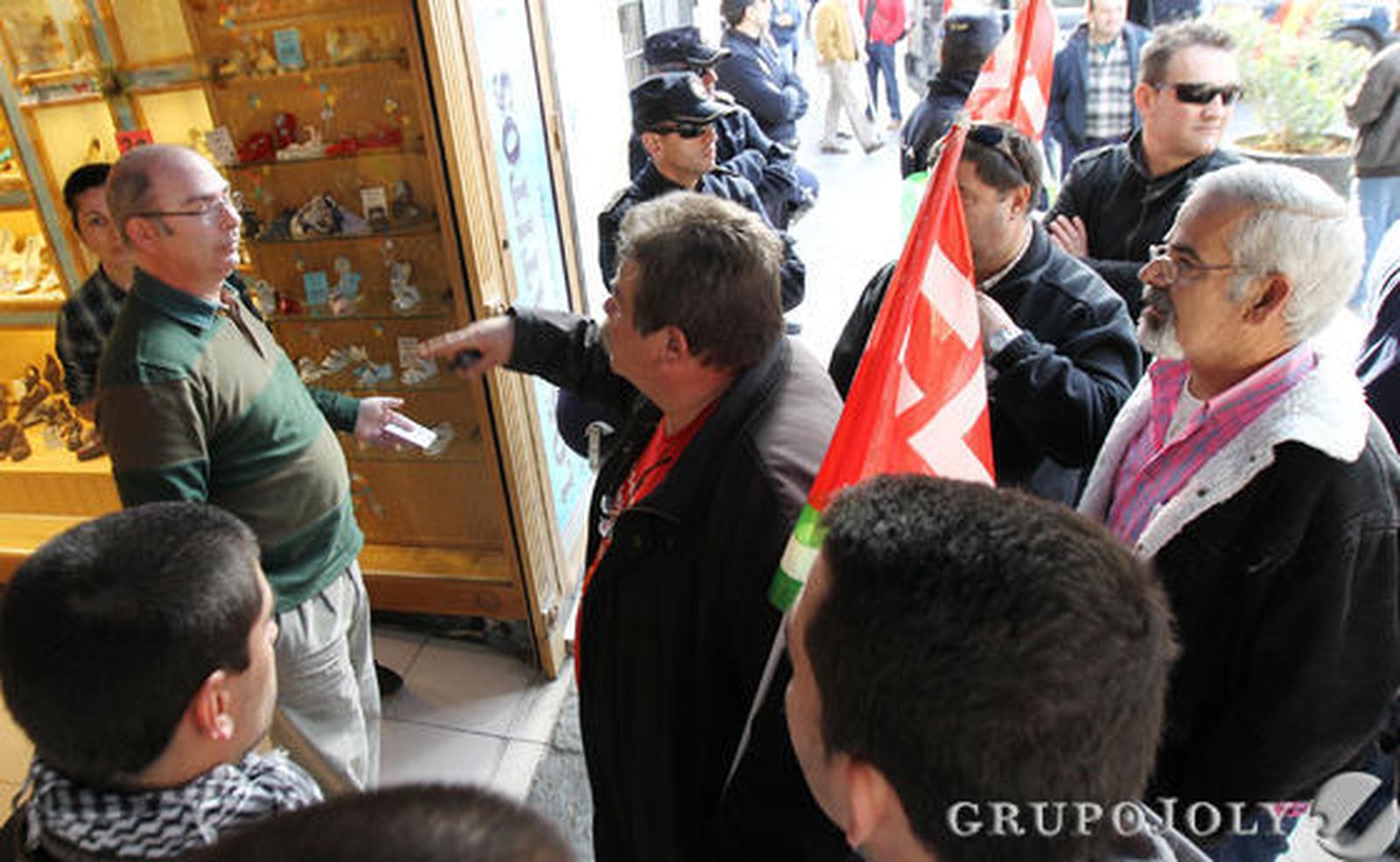 Las imágenes de la huelga general en Jerez. 

Foto: Pascual