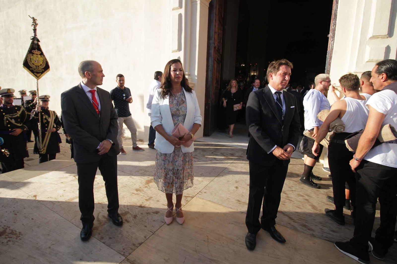 Imágenes del Señor de Pasión en la procesión del centenario de la hermandad