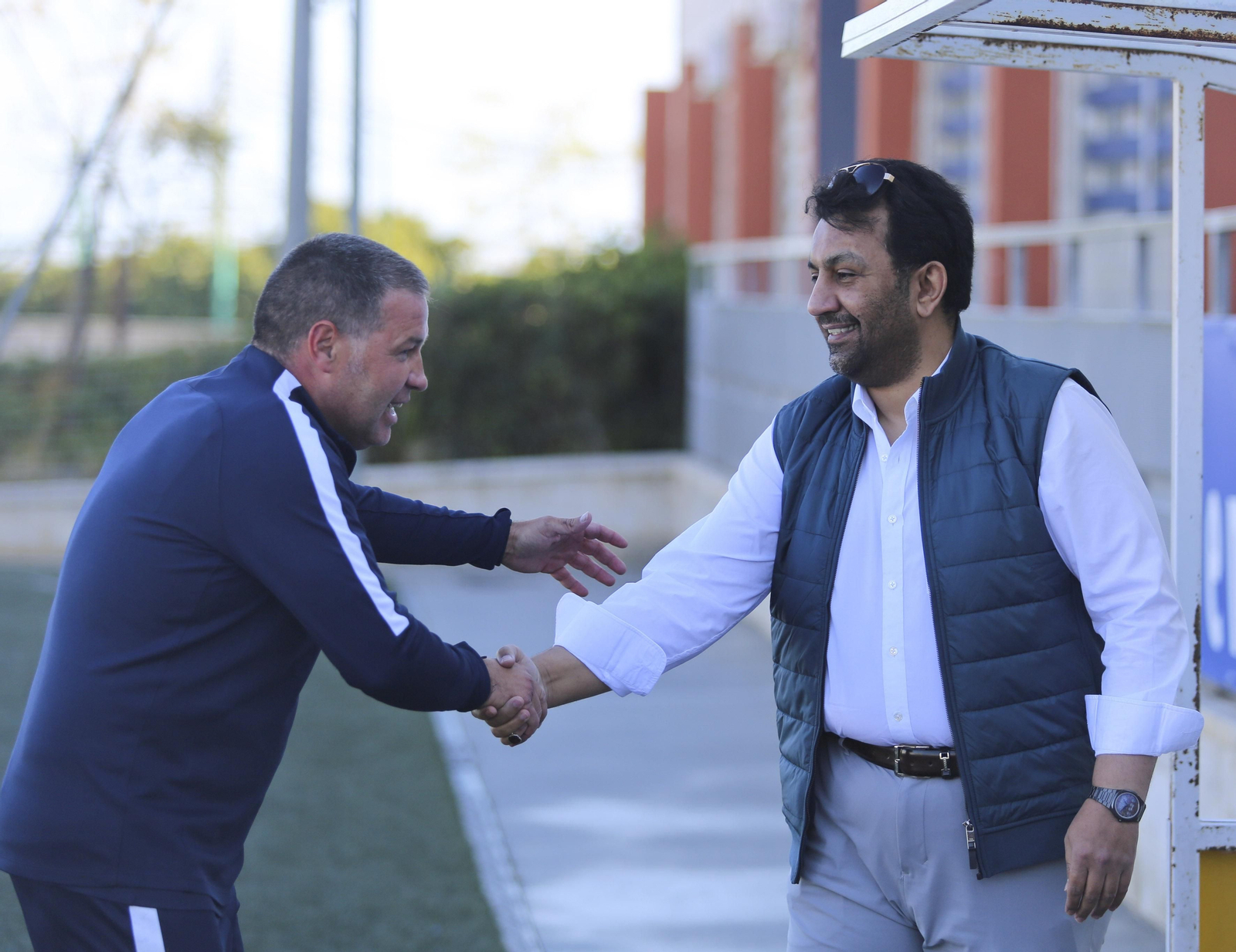 Las fotos del jeque Al-Thani con el Málaga Genuine