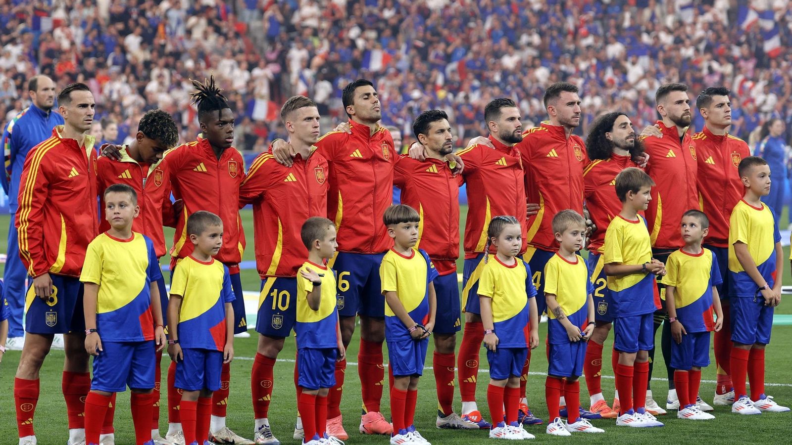 Las mejores imágenes del España - Francia