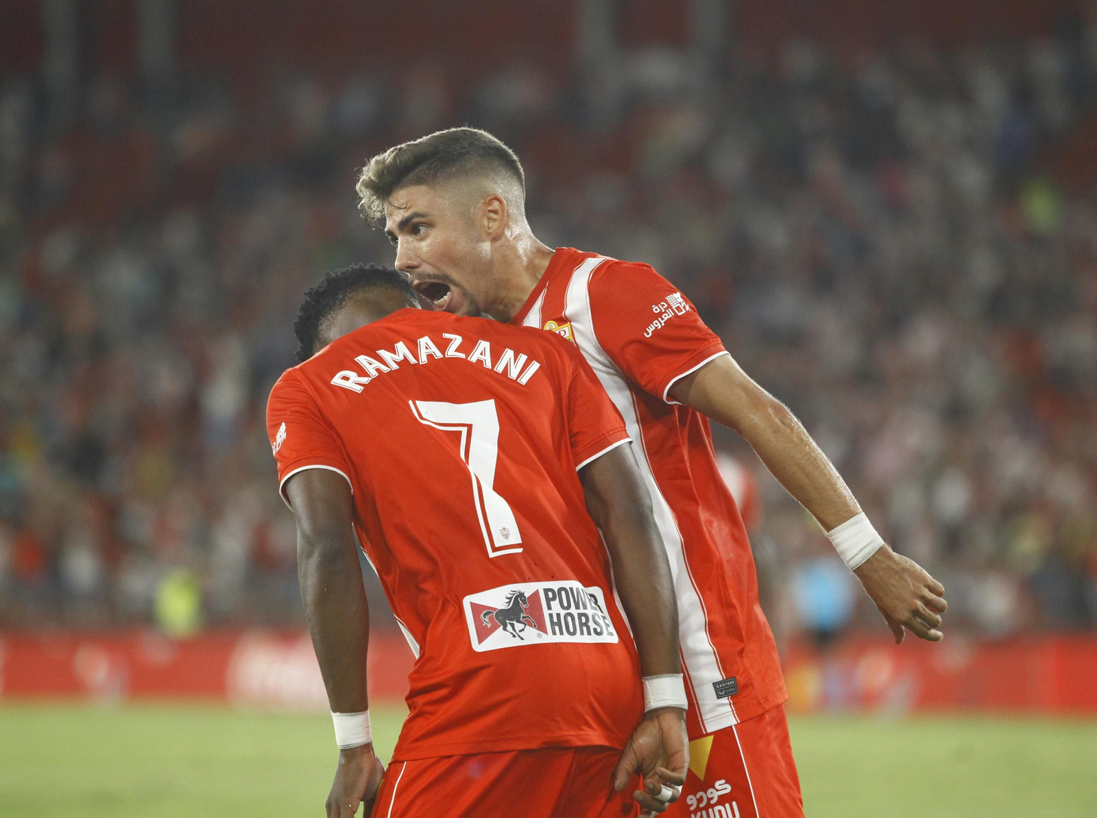 Imágenes del partido U.D. Almería-Sevilla F.C.