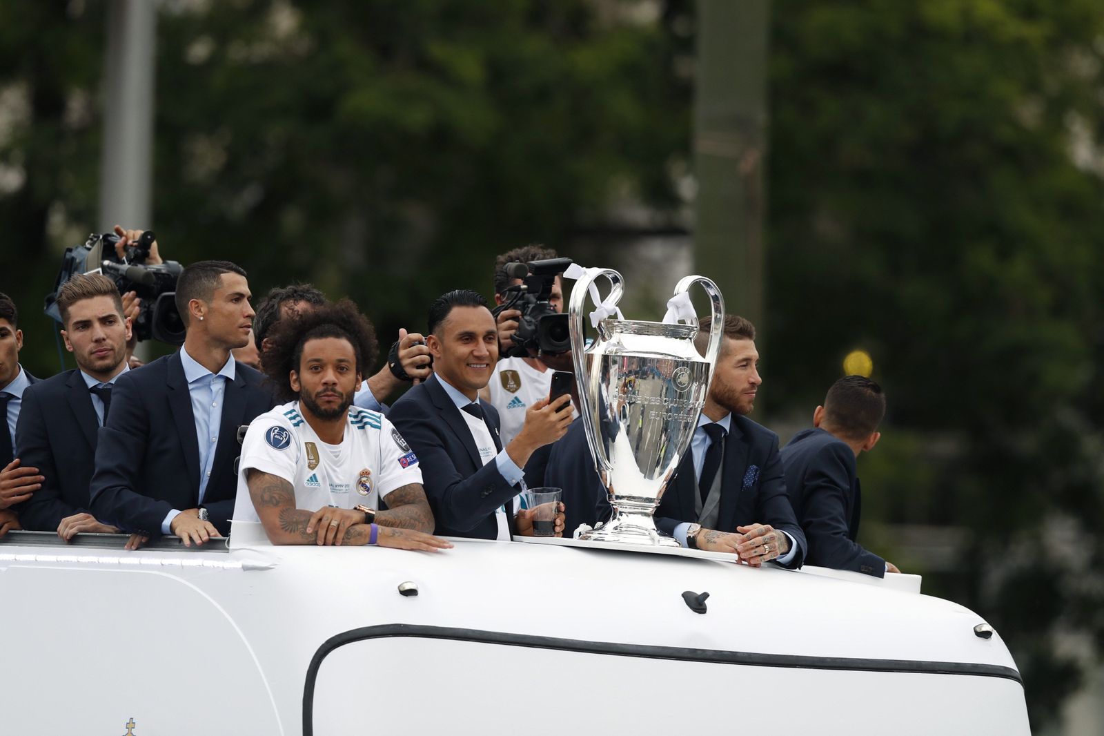 El Real Madrid celebra su decimotercera Champions